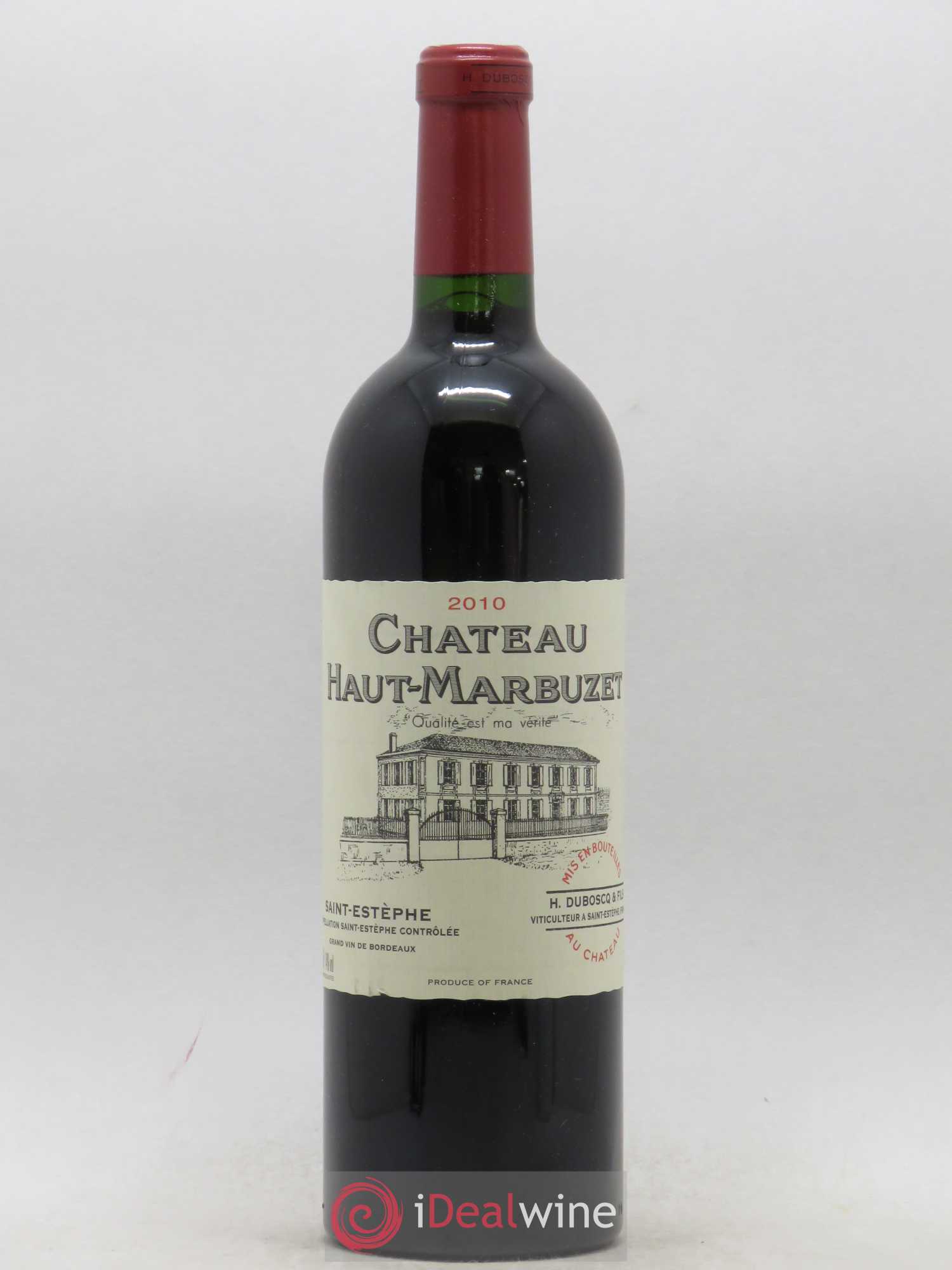 Château Haut Marbuzet 2010 - Lot de 1 bouteille - 0