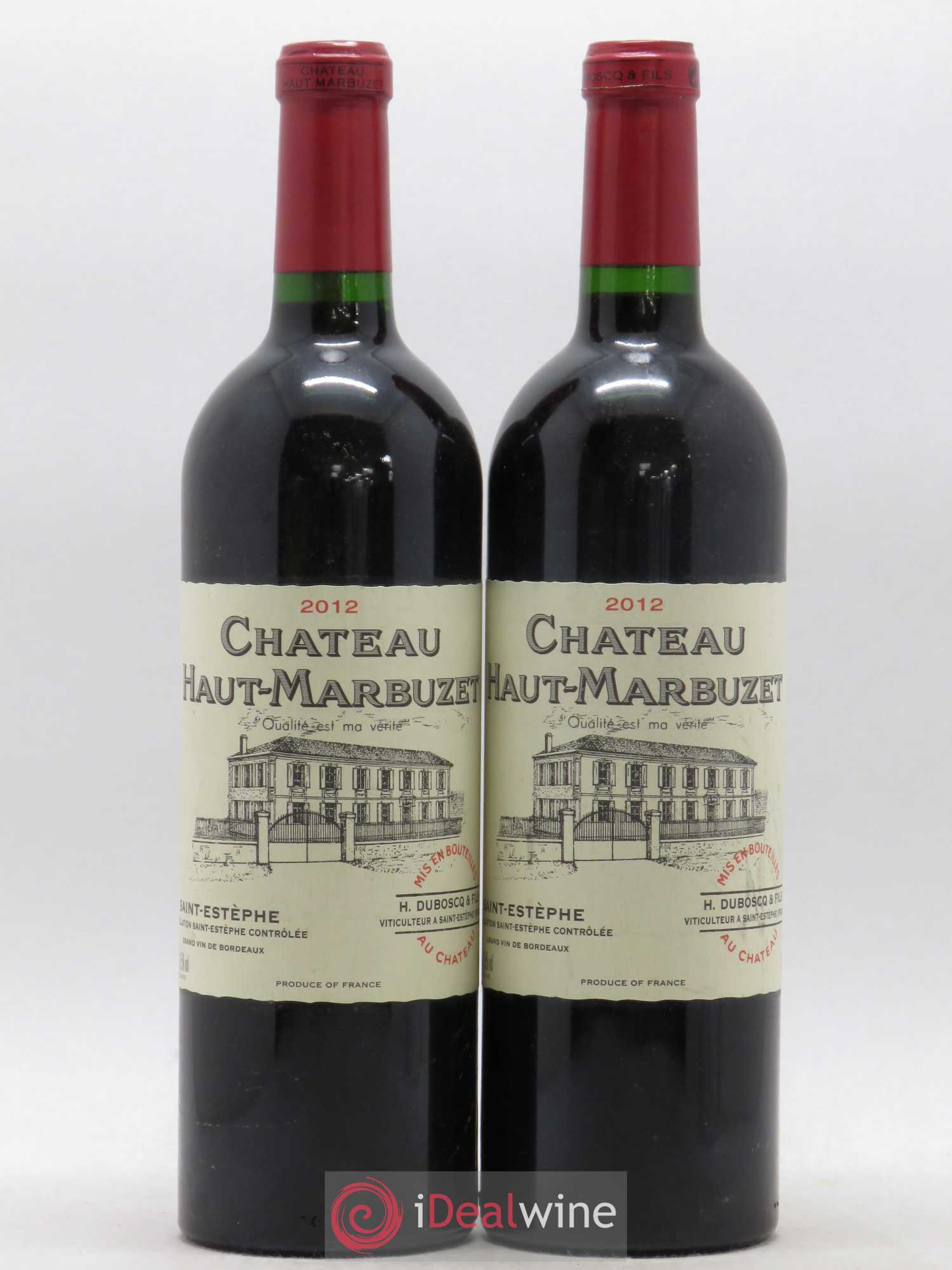 Château Haut Marbuzet 2012 - Lot de 2 bouteilles - 0