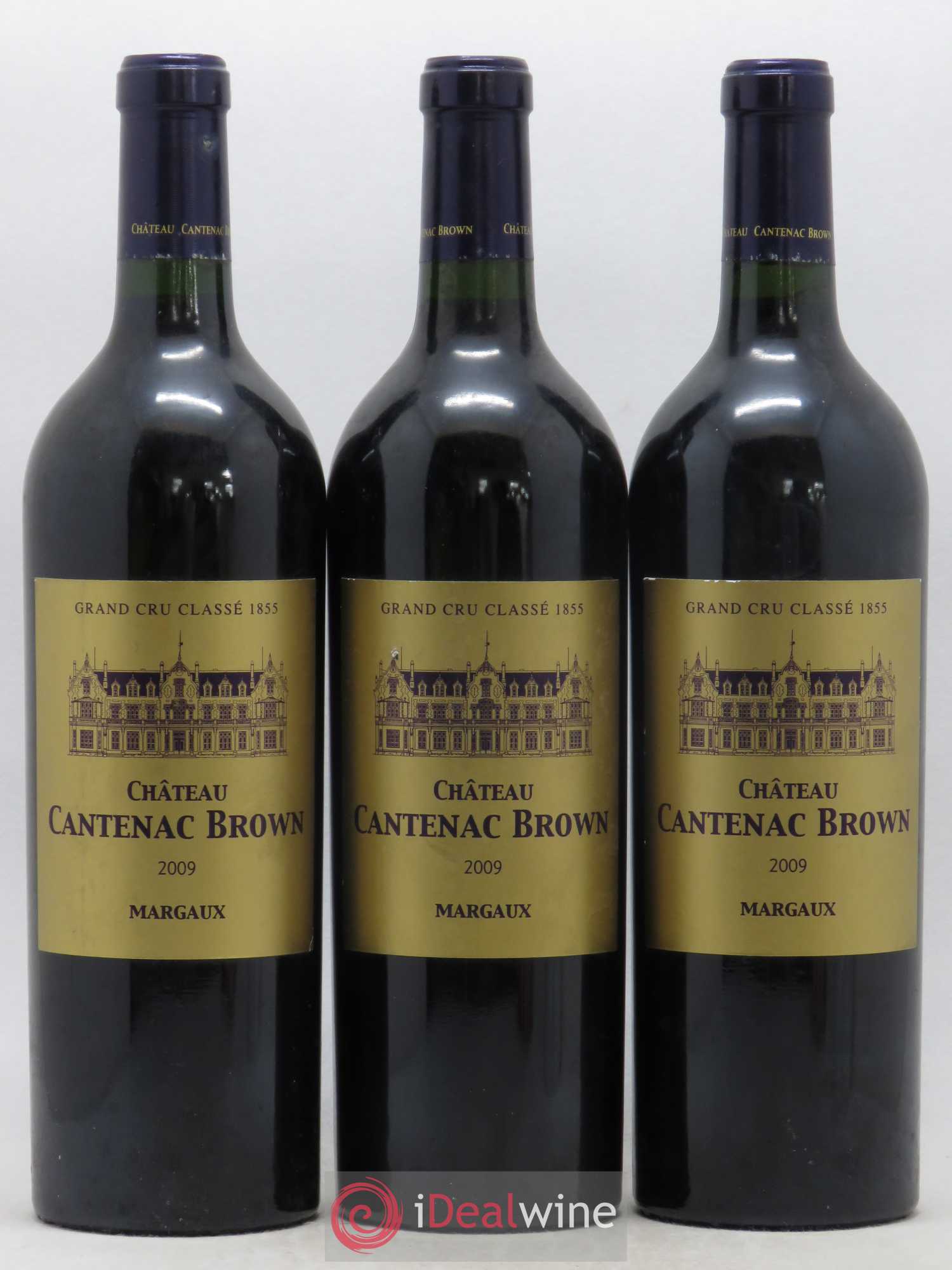 Château Cantenac Brown 3ème Grand Cru Classé 2009 - Lot de 3 bouteilles - 0