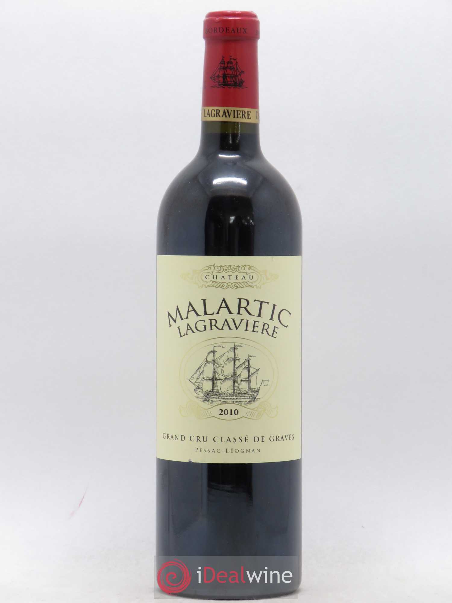 Château Malartic-Lagravière Cru Classé de Graves 2010 - Lot de 1 bouteille - 0