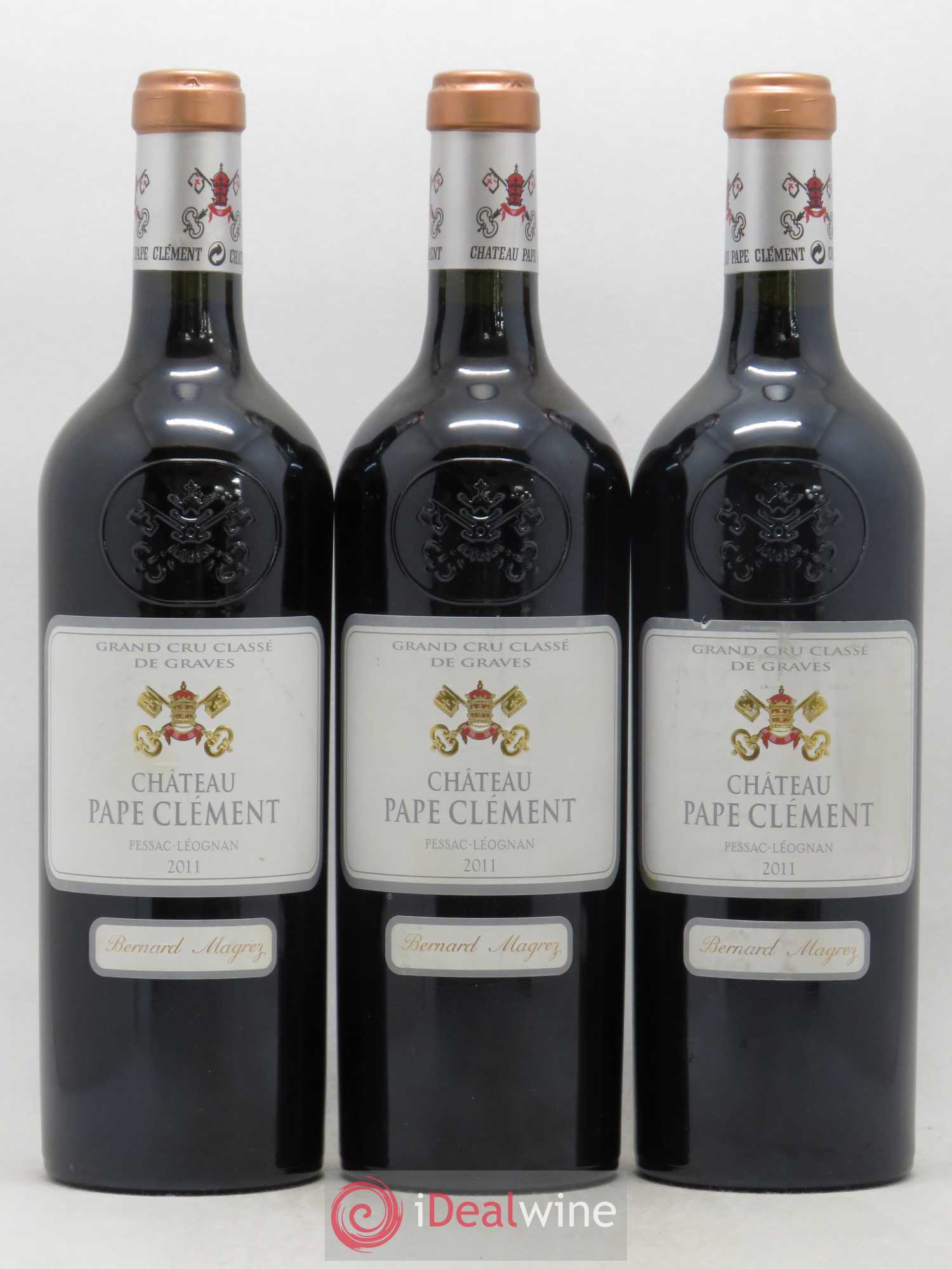 Château Pape Clément Cru Classé de Graves 2011 - Lot de 3 bouteilles - 0
