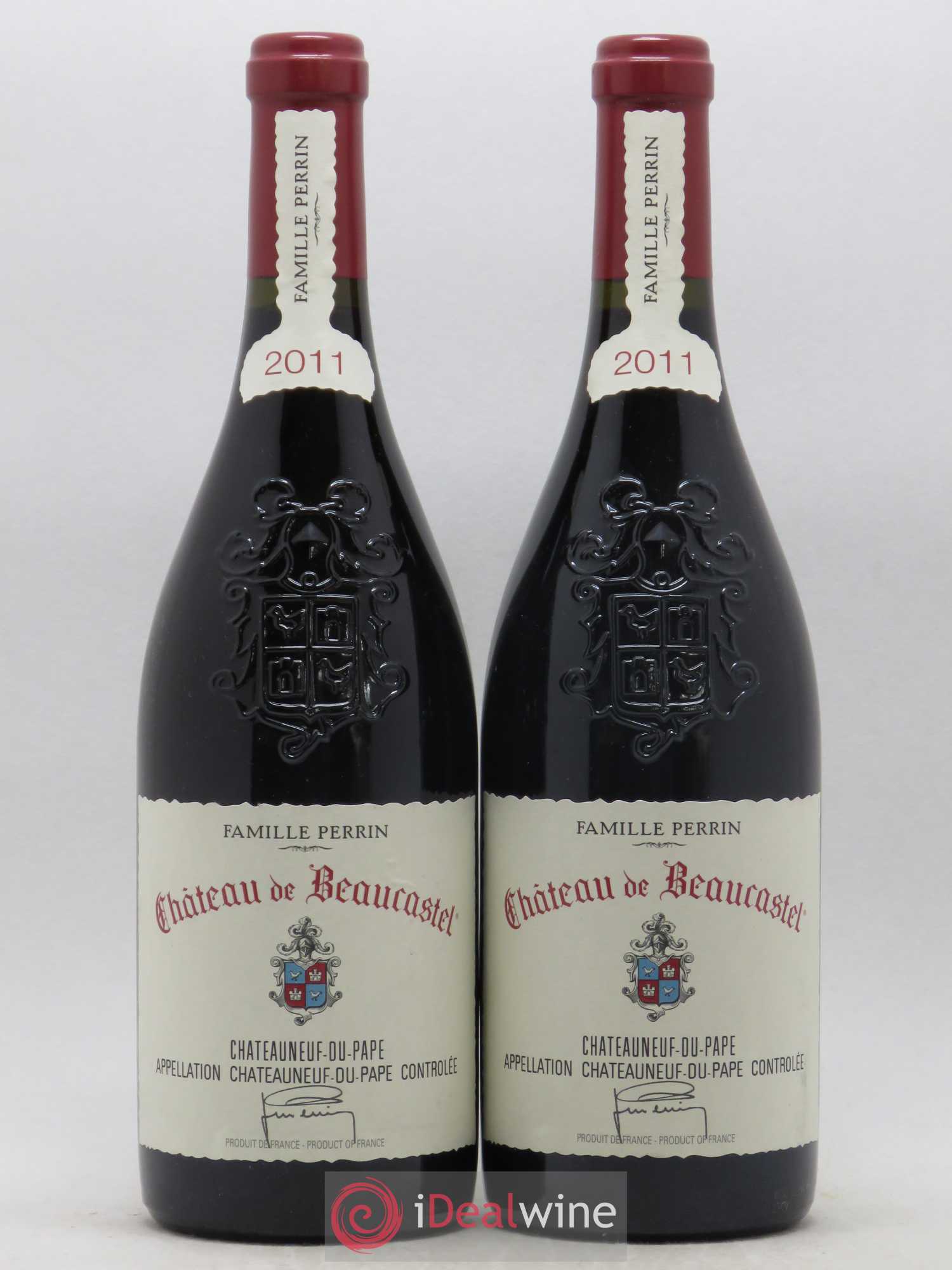 Châteauneuf-du-Pape Château de Beaucastel Famille Perrin 2011 - Lot de 2 bouteilles - 0