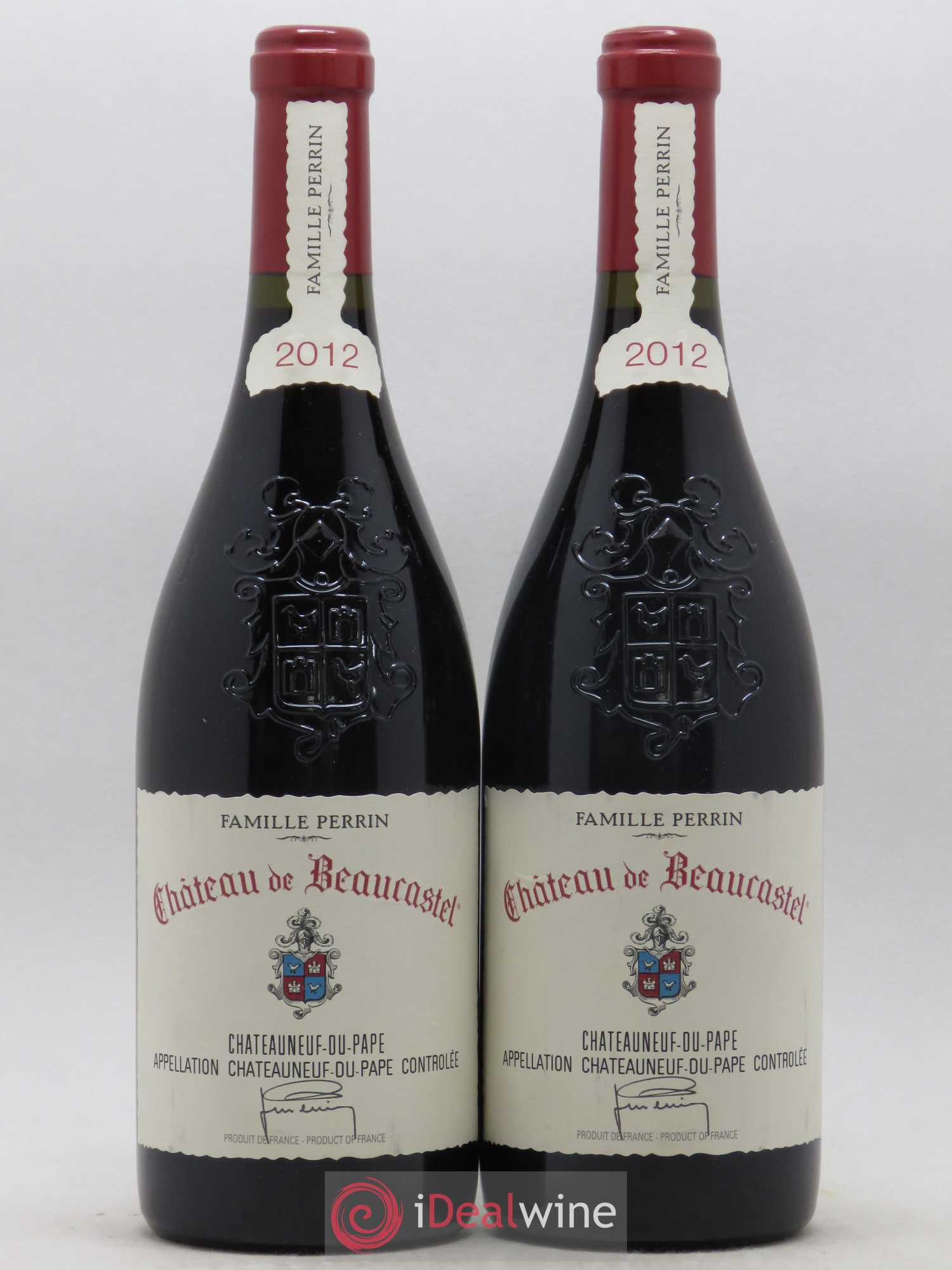 Châteauneuf-du-Pape Château de Beaucastel Famille Perrin 2012 - Lot de 2 bouteilles - 0
