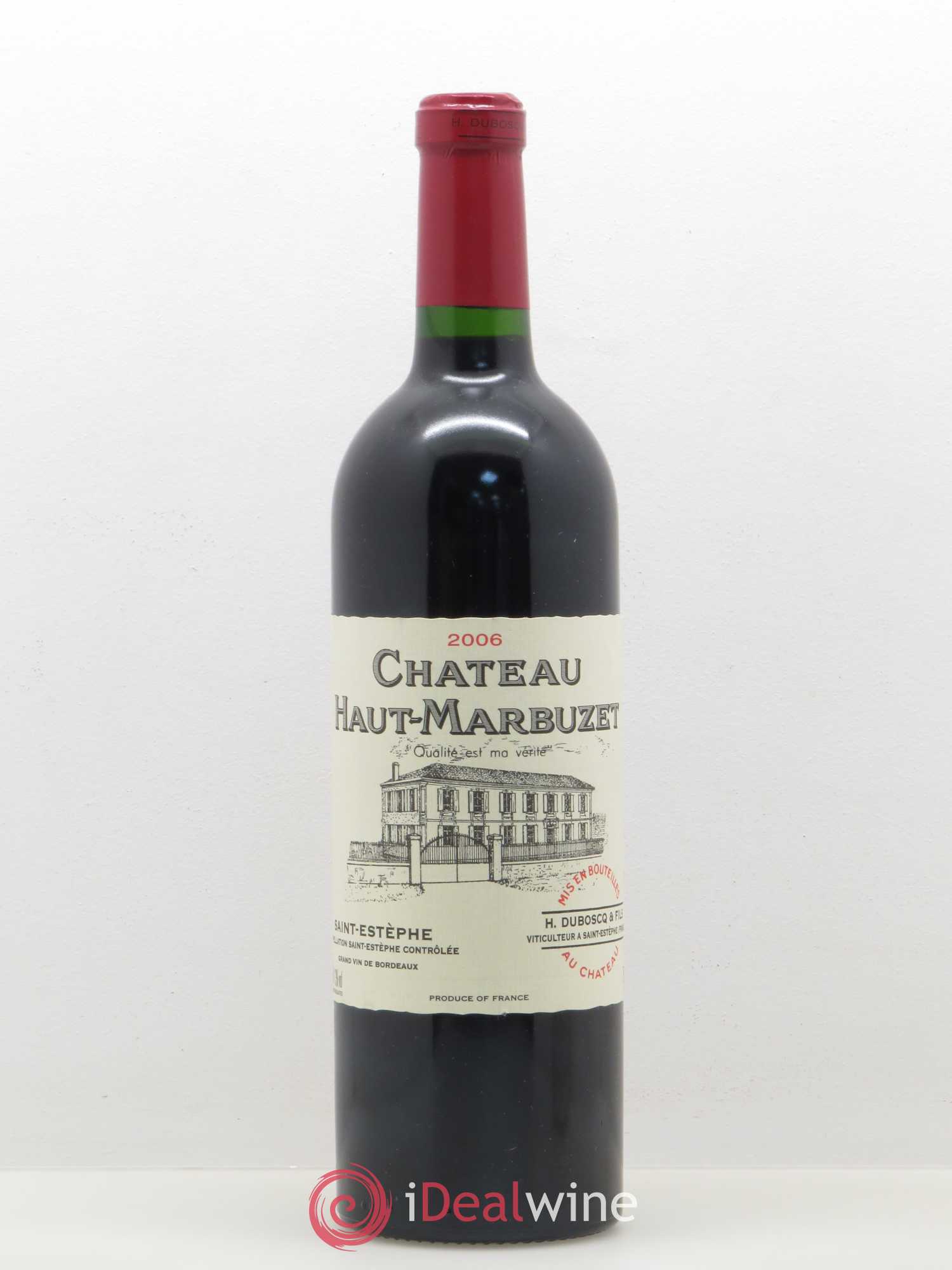 Château Haut Marbuzet 2006 - Lot de 1 bouteille - 0