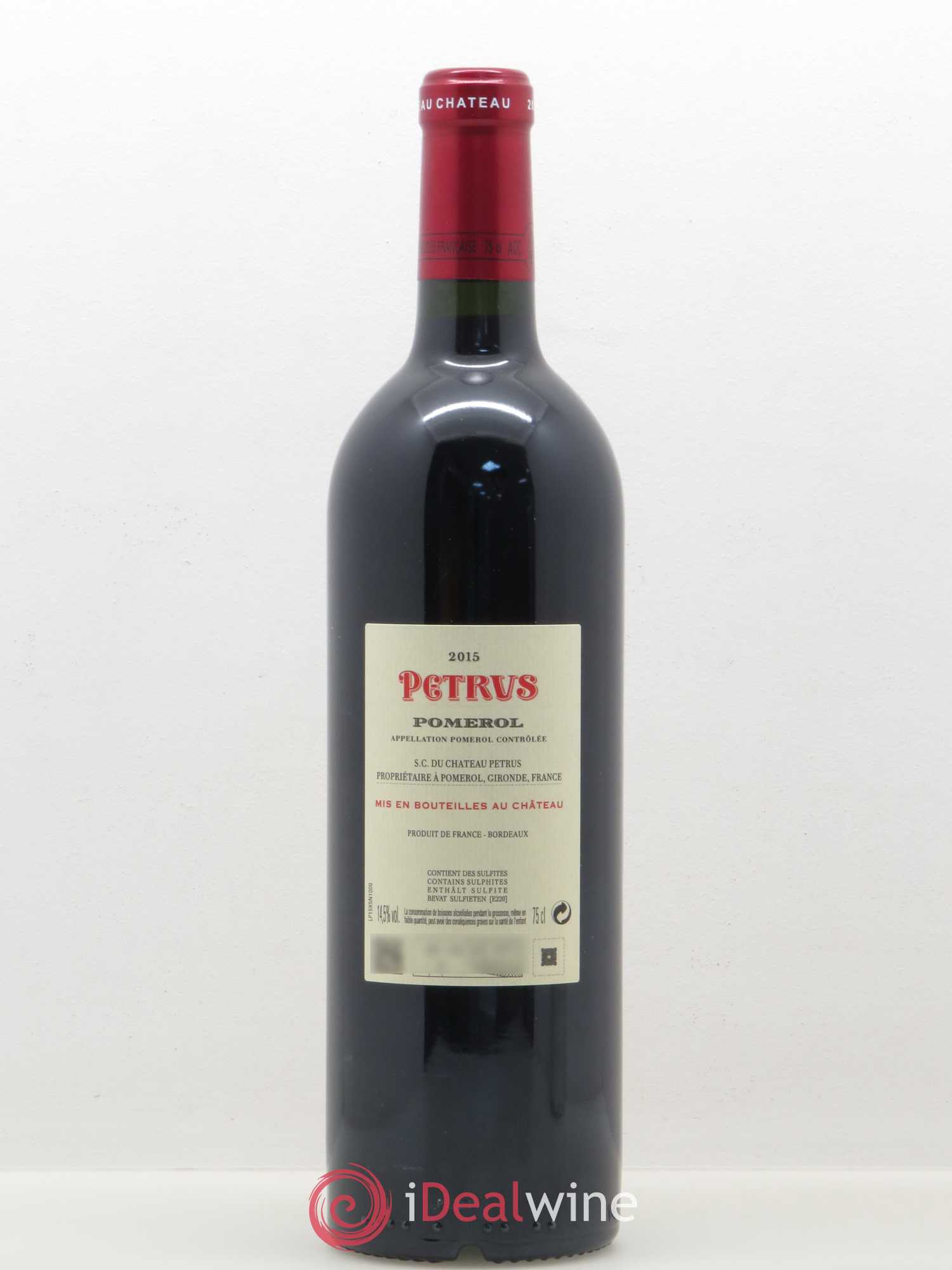 Petrus 2015 - Lot de 1 bouteille - 1