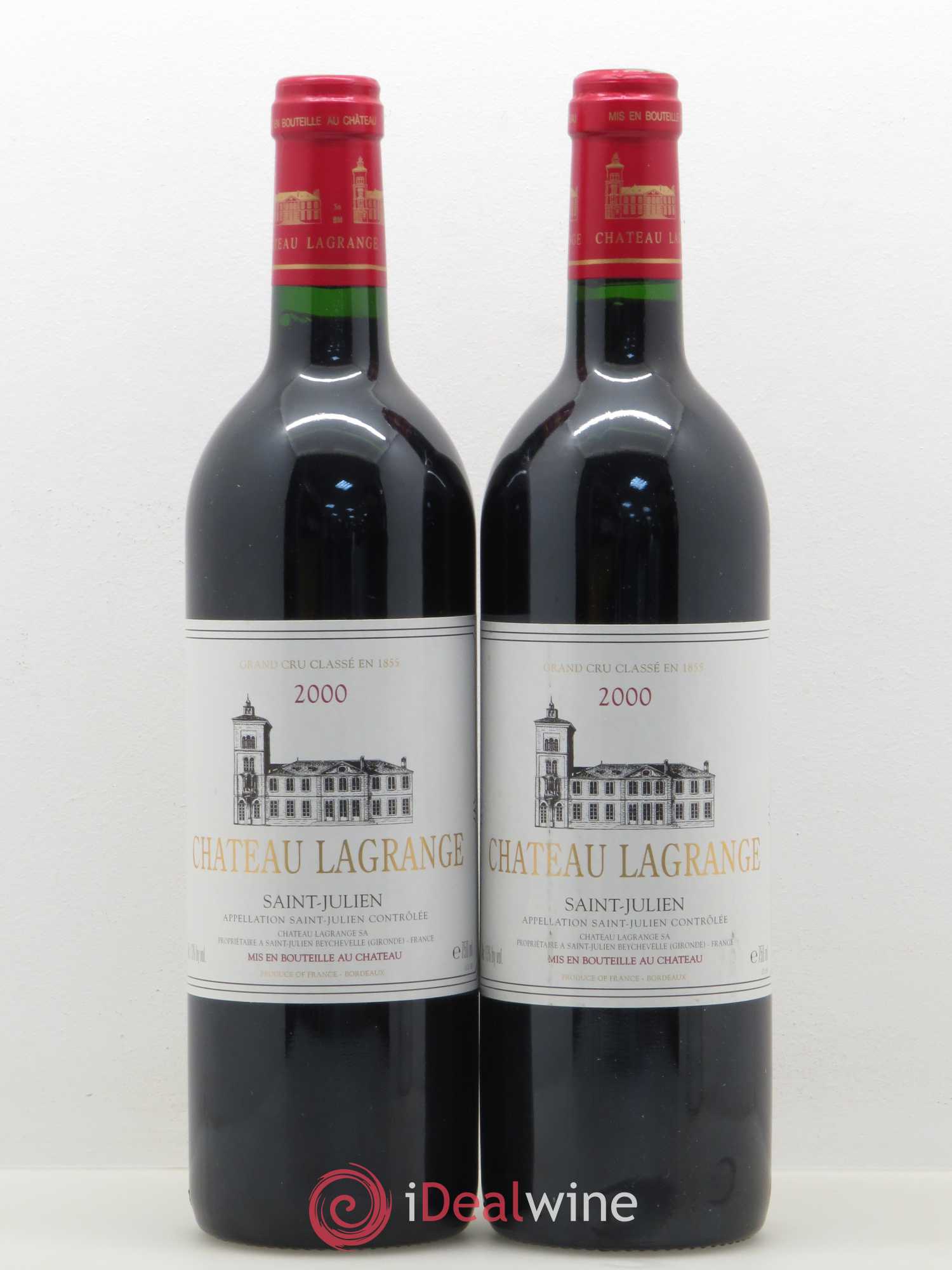 Château Lagrange 3ème Grand Cru Classé 2000 - Lot de 2 bouteilles - 0