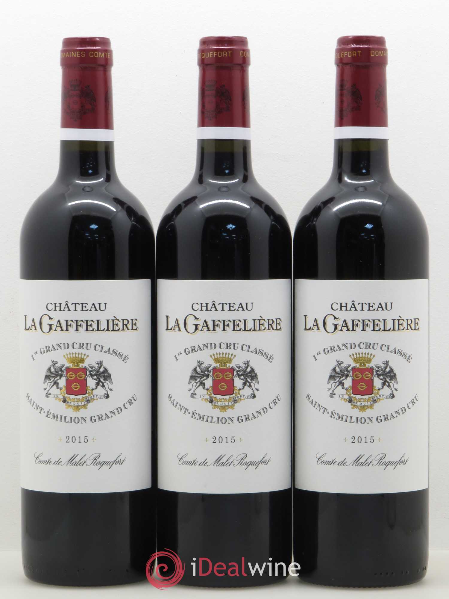 Château la Gaffelière 1er Grand Cru Classé B 2015 - Lot de 3 bouteilles - 0