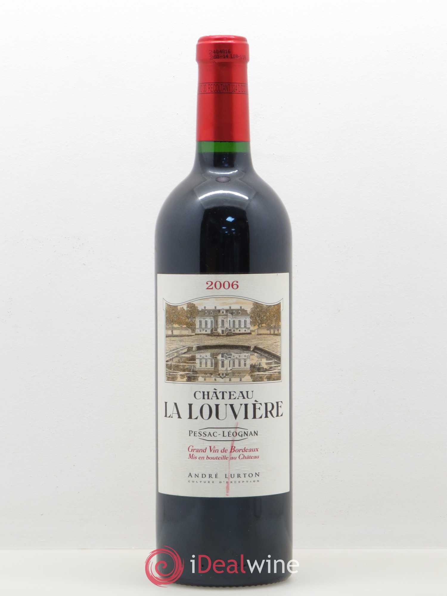 Château la Louvière 2006 - Lot de 1 bouteille - 0