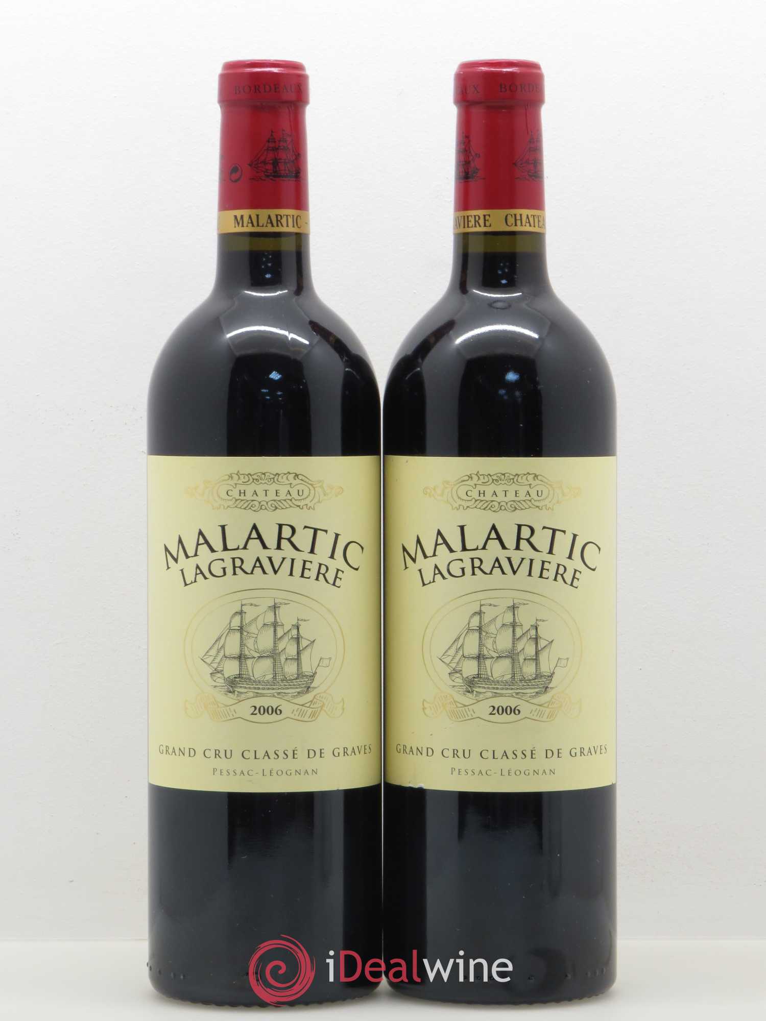 Château Malartic-Lagravière Cru Classé de Graves 2006 - Lot de 2 bouteilles - 0