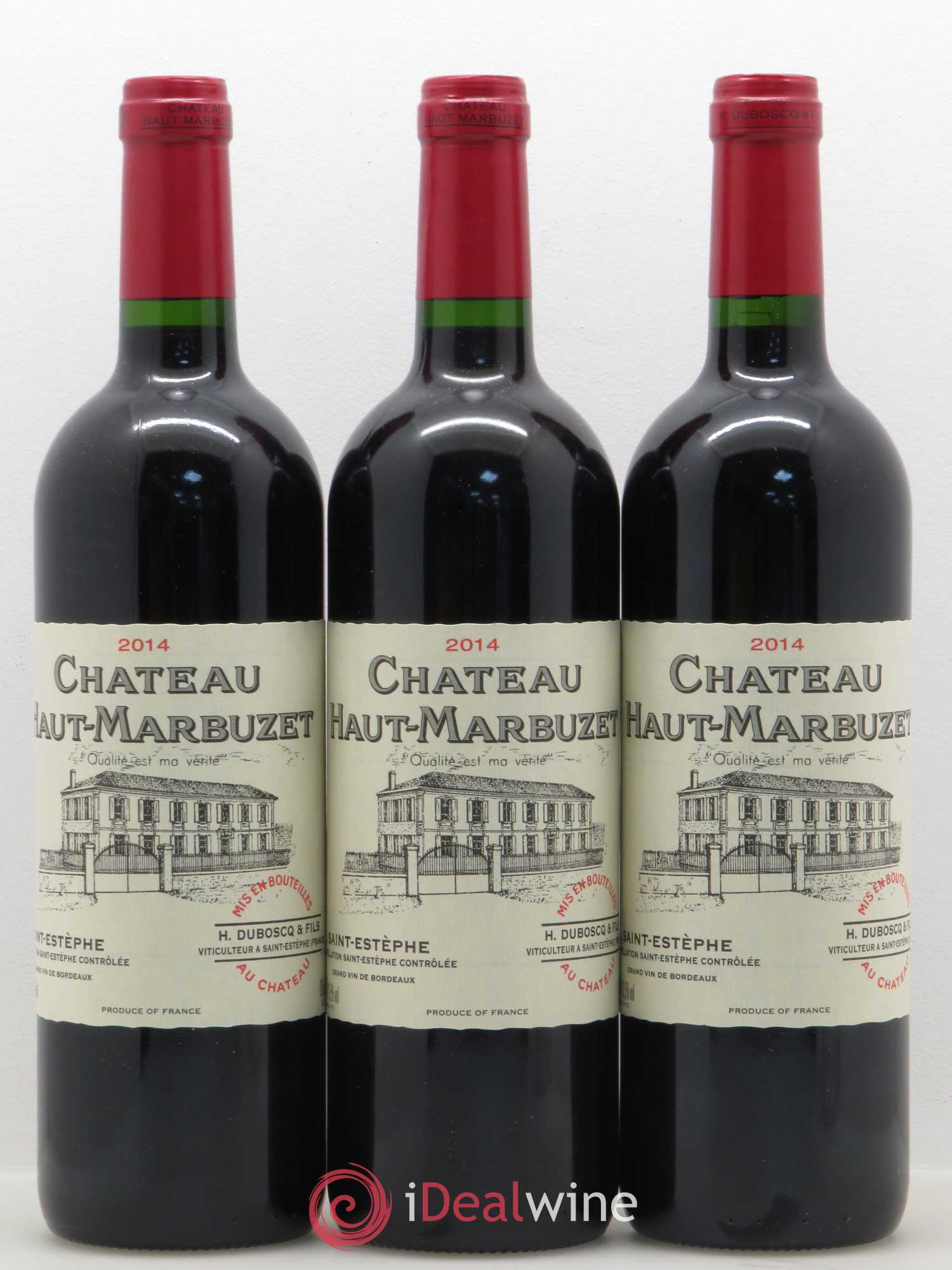 Château Haut Marbuzet 2014 - Lot de 3 bouteilles - 0