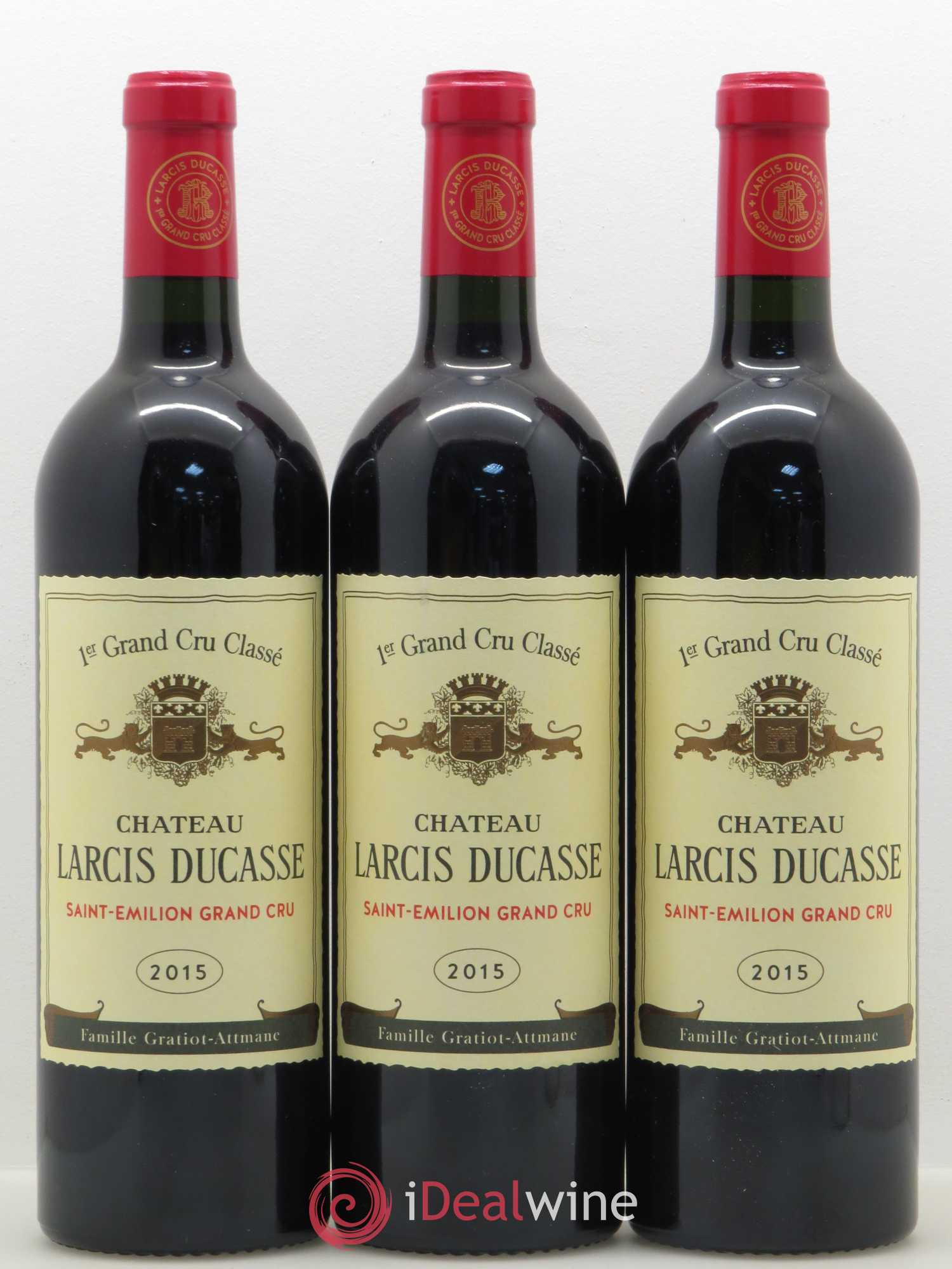 Château Larcis Ducasse 1er Grand Cru Classé B 2015 - Lot de 3 bouteilles - 0