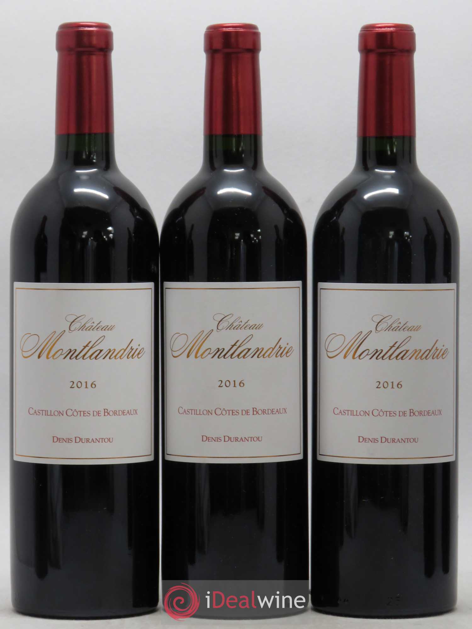 Castillon-Côtes-de-Bordeaux (Côtes-de-Castillon) Chateau Montlandrie 2016 - Posten von 6 Flaschen - 1
