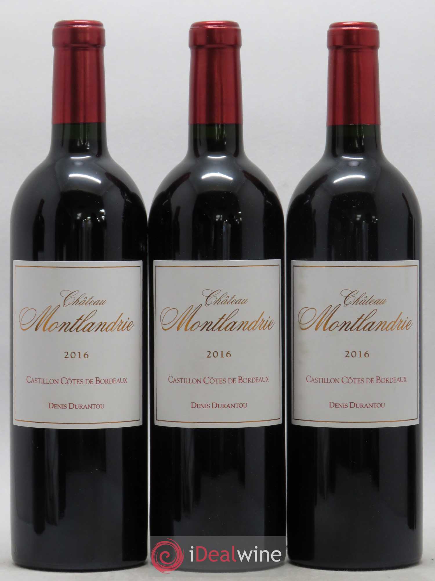 Castillon-Côtes-de-Bordeaux (Côtes-de-Castillon) Chateau Montlandrie 2016 - Posten von 6 Flaschen - 2