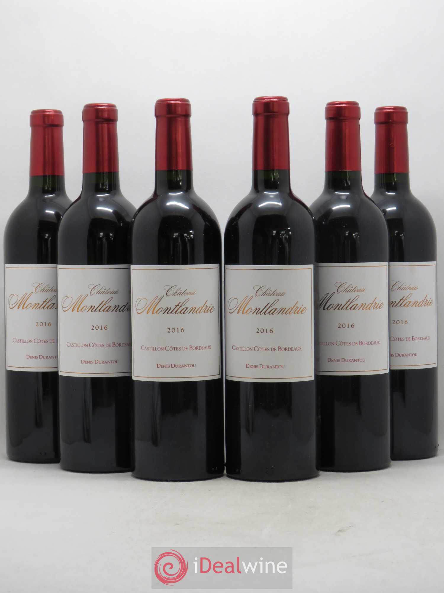 Castillon-Côtes-de-Bordeaux (Côtes-de-Castillon) Chateau Montlandrie 2016 - Posten von 6 Flaschen - 0
