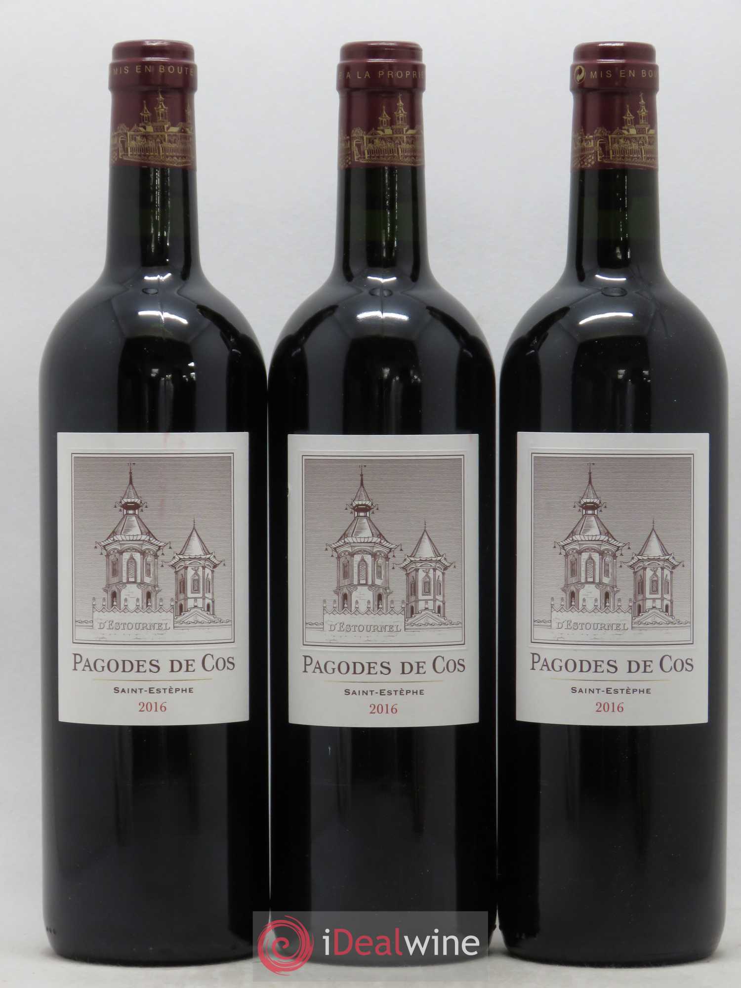 Les Pagodes de Cos Second Vin 2016 - Lot de 3 bouteilles - 0