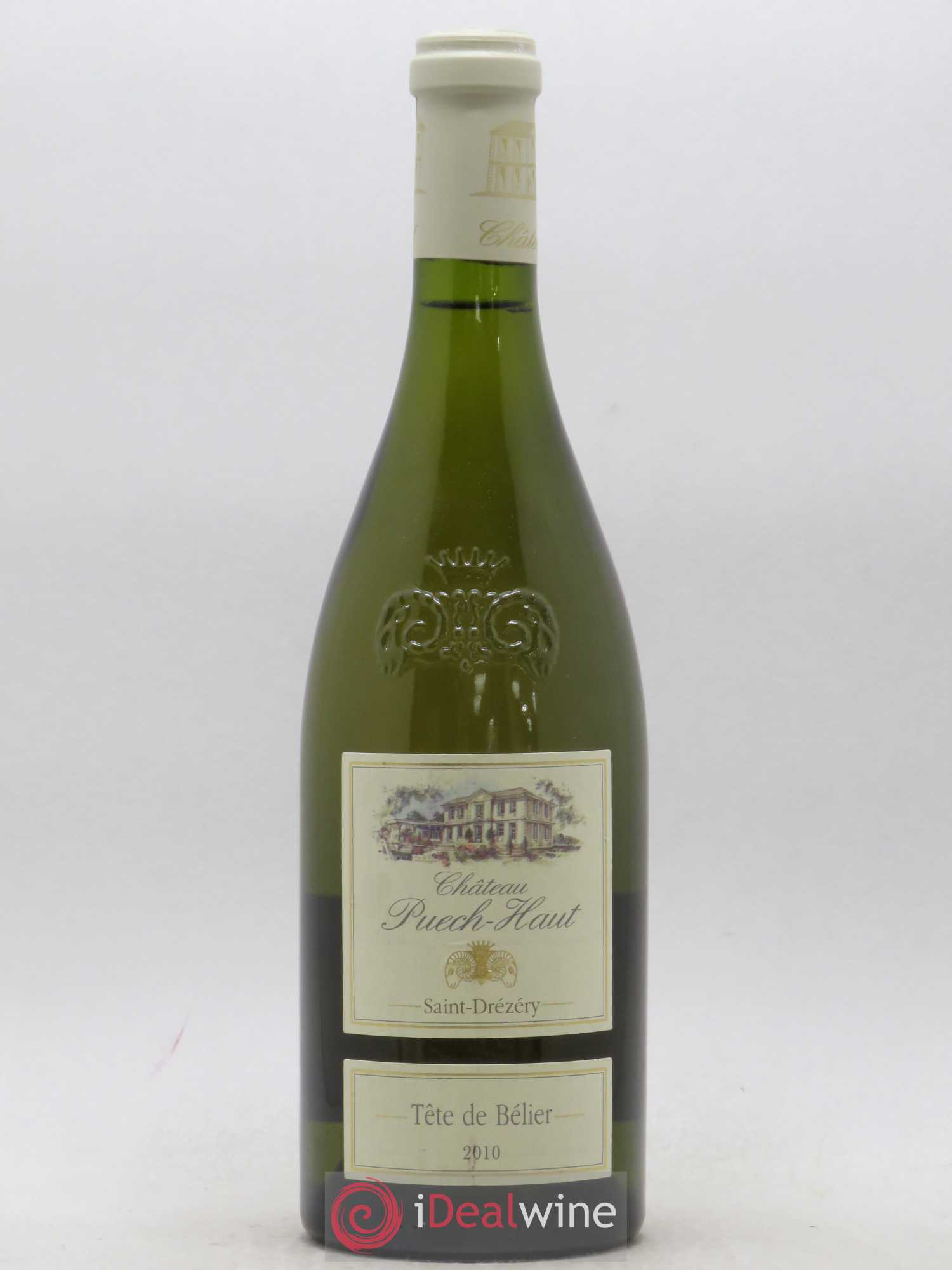 Coteaux du Languedoc Château Puech-Haut Gérard Bru Tête de bélier 2010 - Posten von 1 Flasche - 0