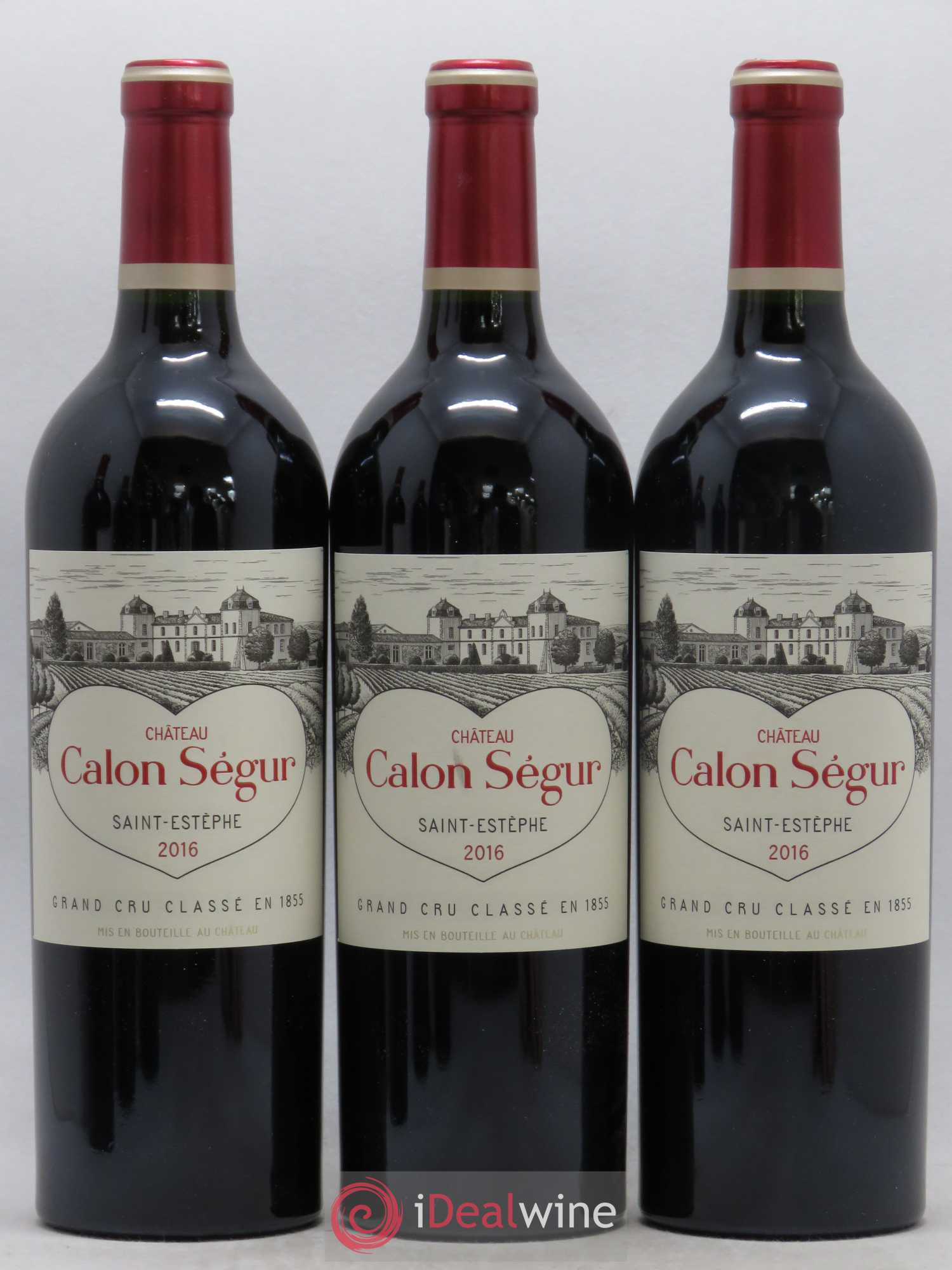 Château Calon Ségur 3ème Grand Cru Classé 2016 - Lot de 6 bouteilles - 1