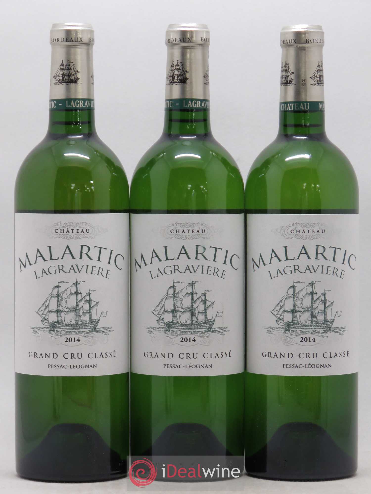 Château Malartic-Lagravière Cru Classé de Graves 2014 - Lot de 3 bouteilles - 0