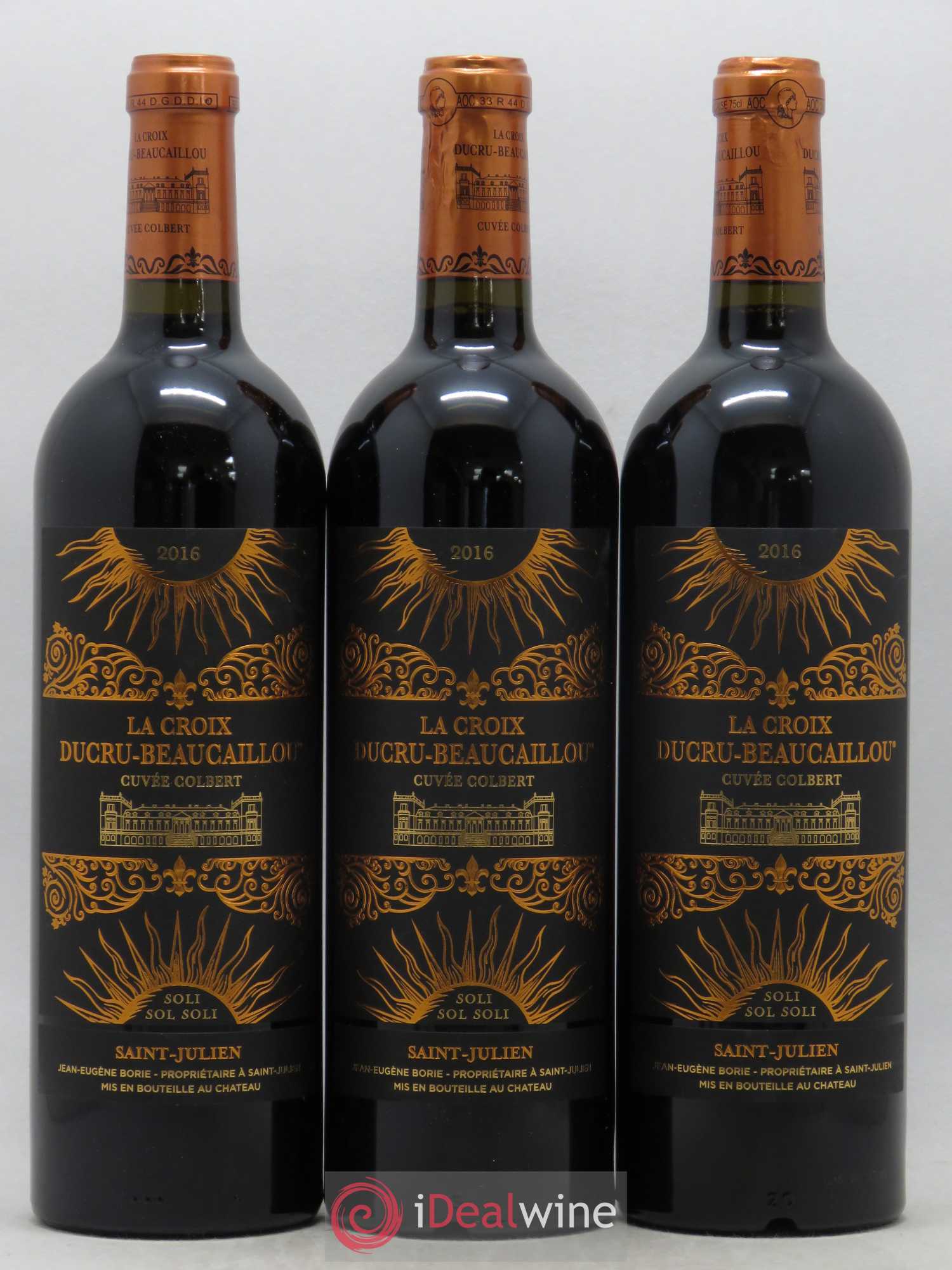 La Croix de Beaucaillou Second Vin Cuvée Colbert 2016 - Lot de 3 bouteilles - 0