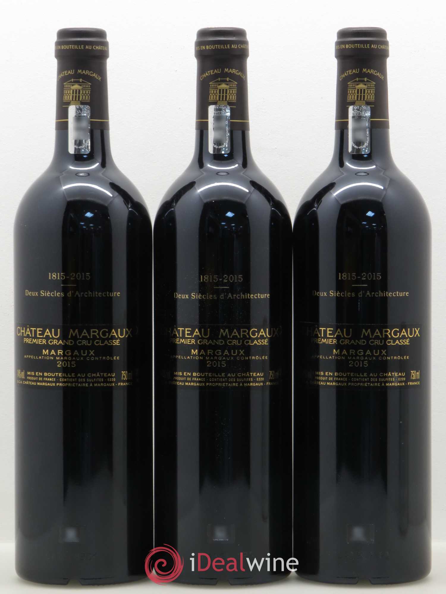 Château Margaux 1er Grand Cru Classé 2015 - Posten von 3 Flaschen - 1