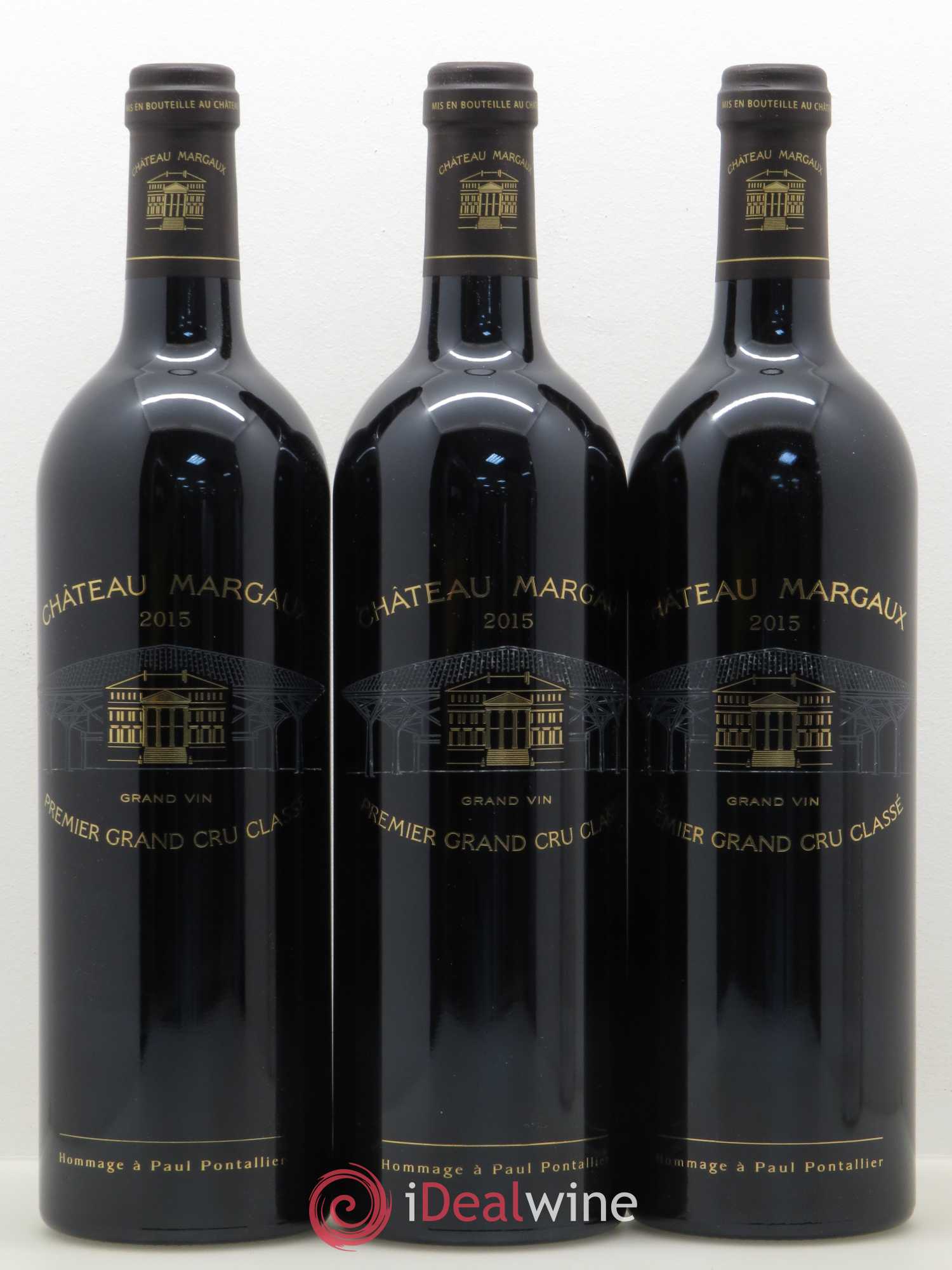 Château Margaux 1er Grand Cru Classé 2015 - Posten von 3 Flaschen - 0