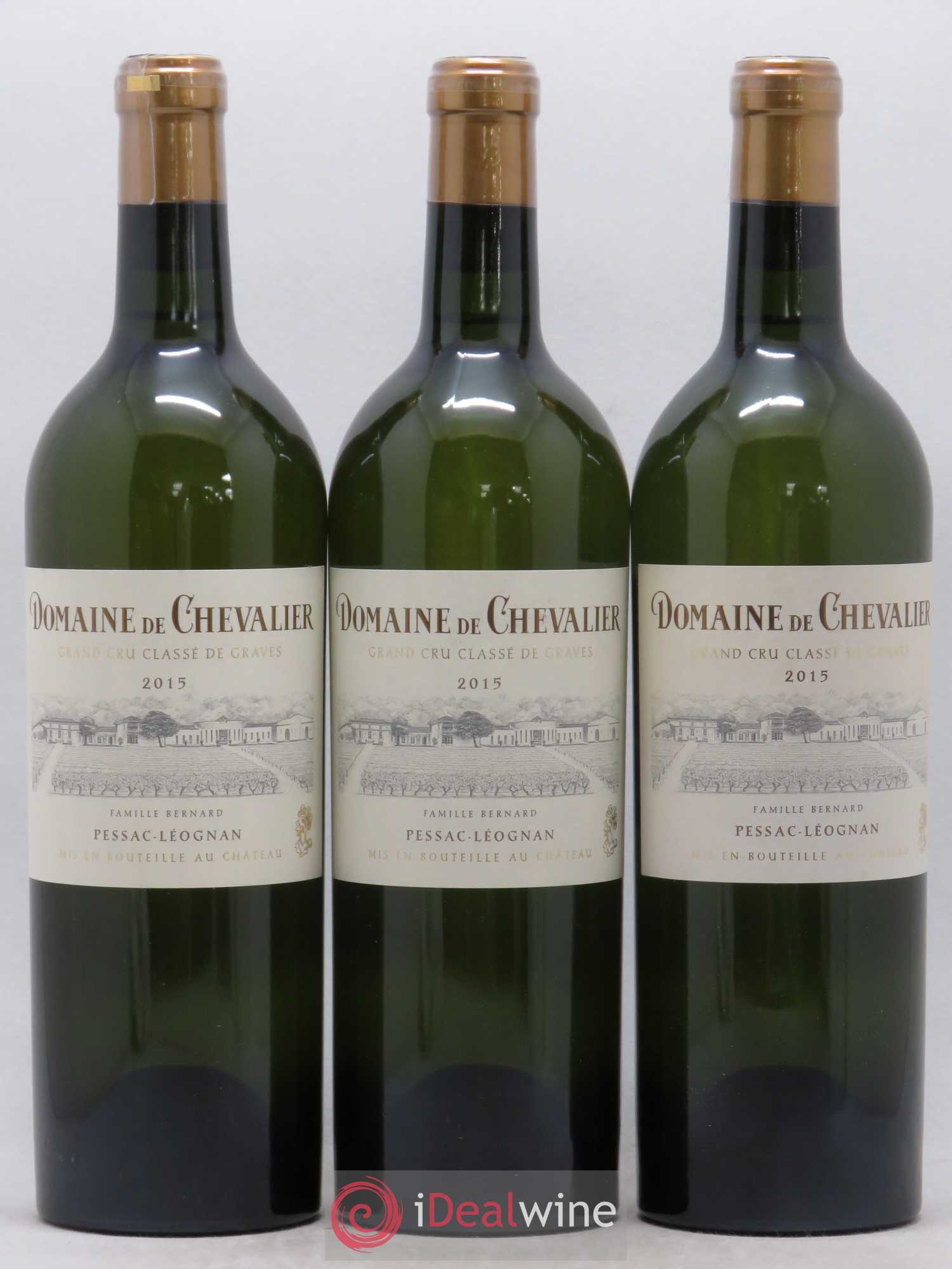 Domaine de Chevalier Cru Classé de Graves 2015 - Lot de 3 bouteilles - 0