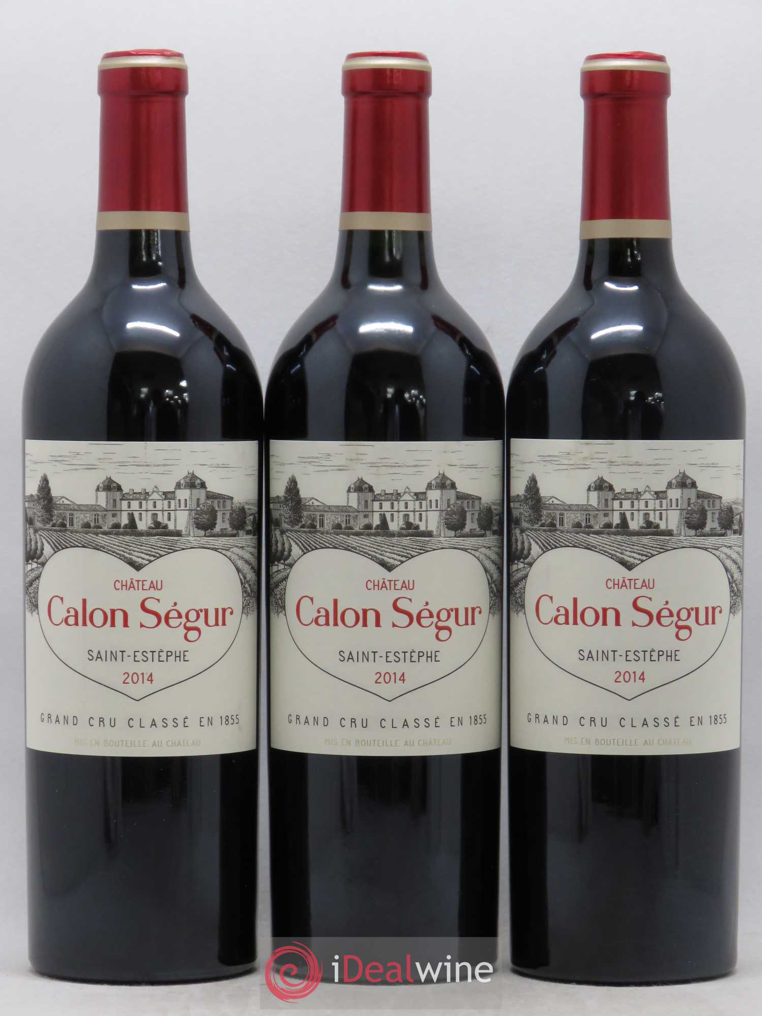 Château Calon Ségur 3ème Grand Cru Classé 2014 - Lot de 3 bouteilles - 0