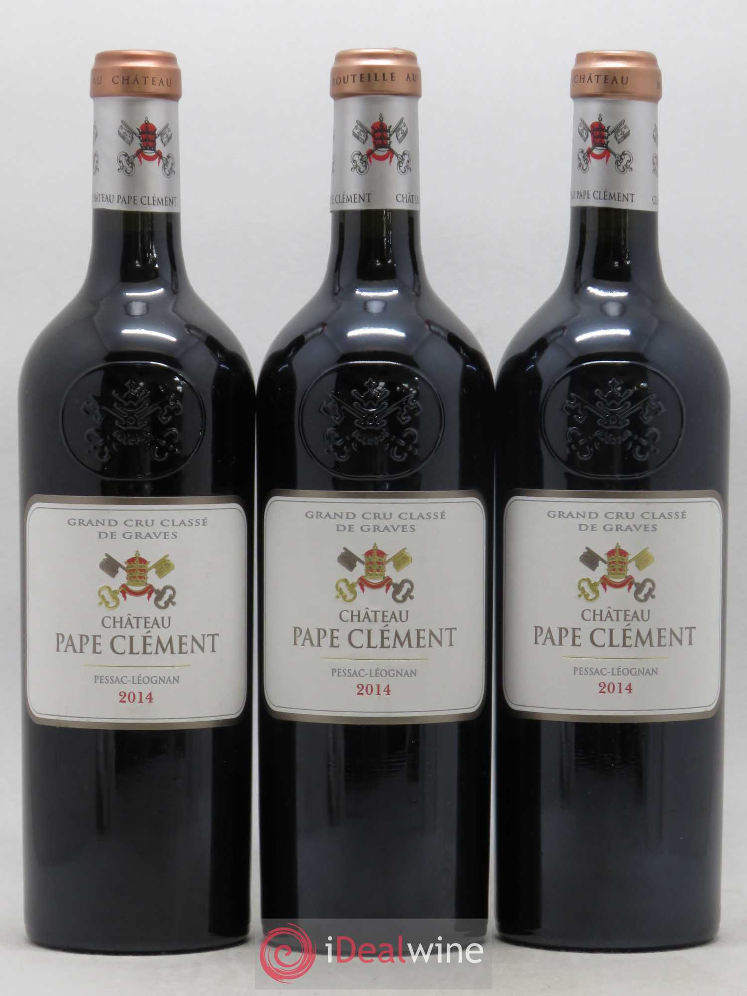 Château Pape Clément Cru Classé de Graves 2014 - Lot de 3 bouteilles - 0