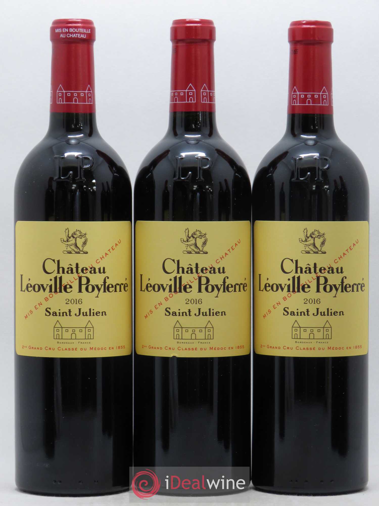 Château Léoville Poyferré 2ème Grand Cru Classé 2016 - Lot de 6 bouteilles - 1