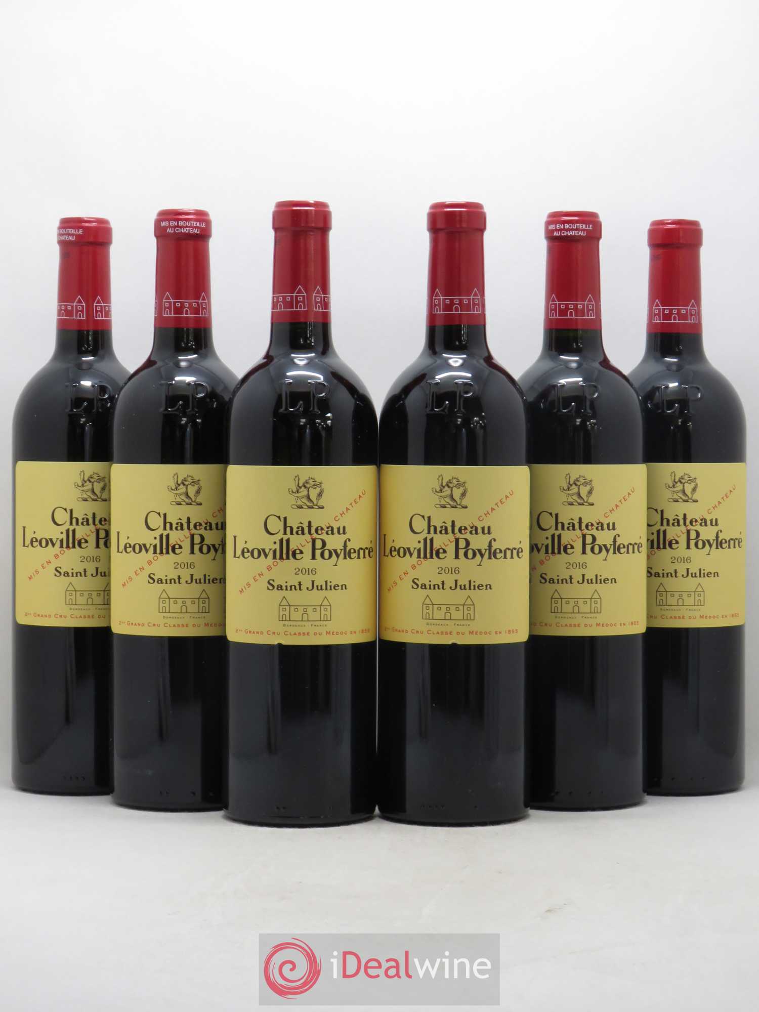 Château Léoville Poyferré 2ème Grand Cru Classé 2016 - Lot de 6 bouteilles - 0