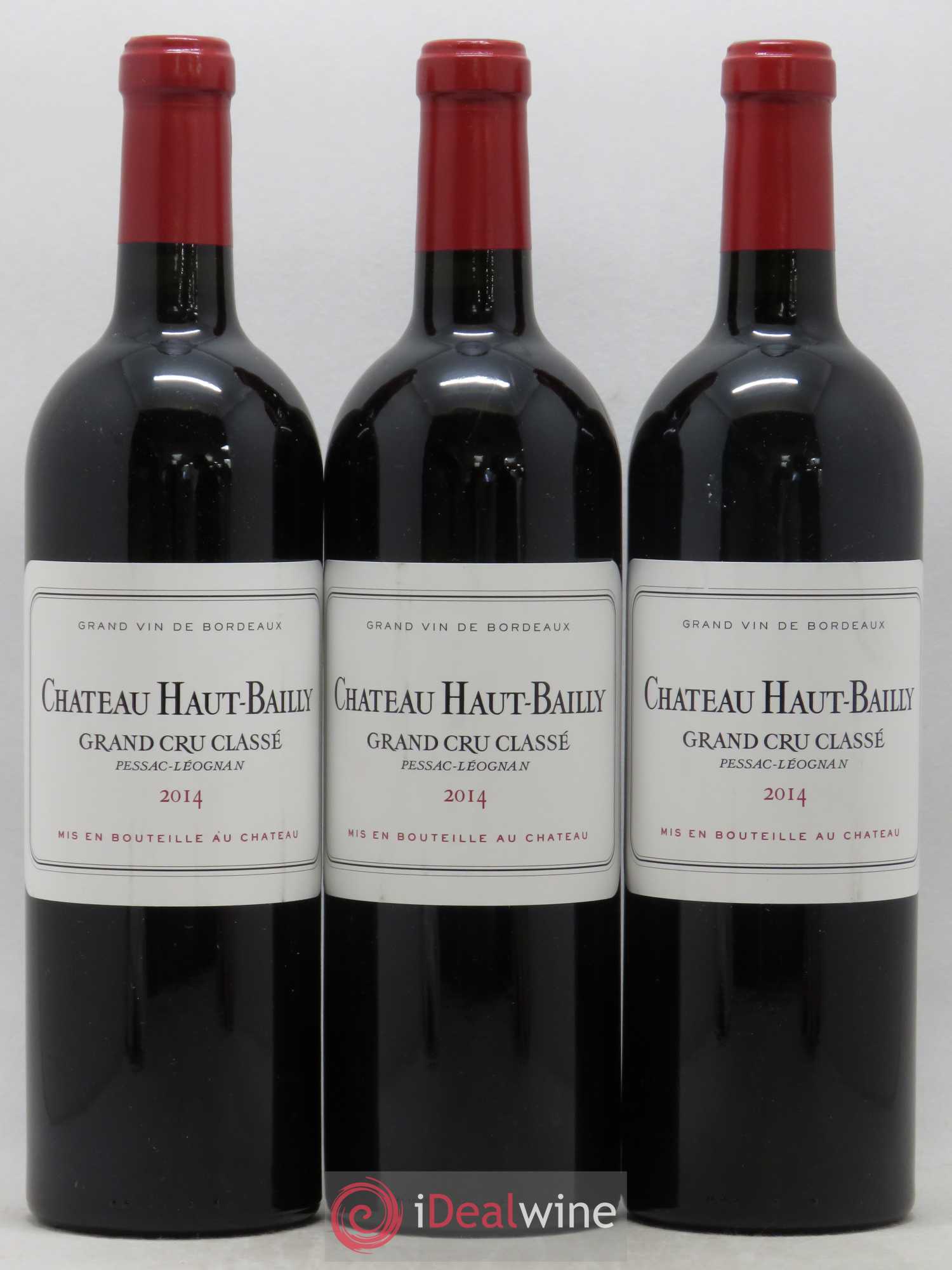 Château Haut-Bailly Cru Classé de Graves 2014 - Lot de 3 bouteilles - 0