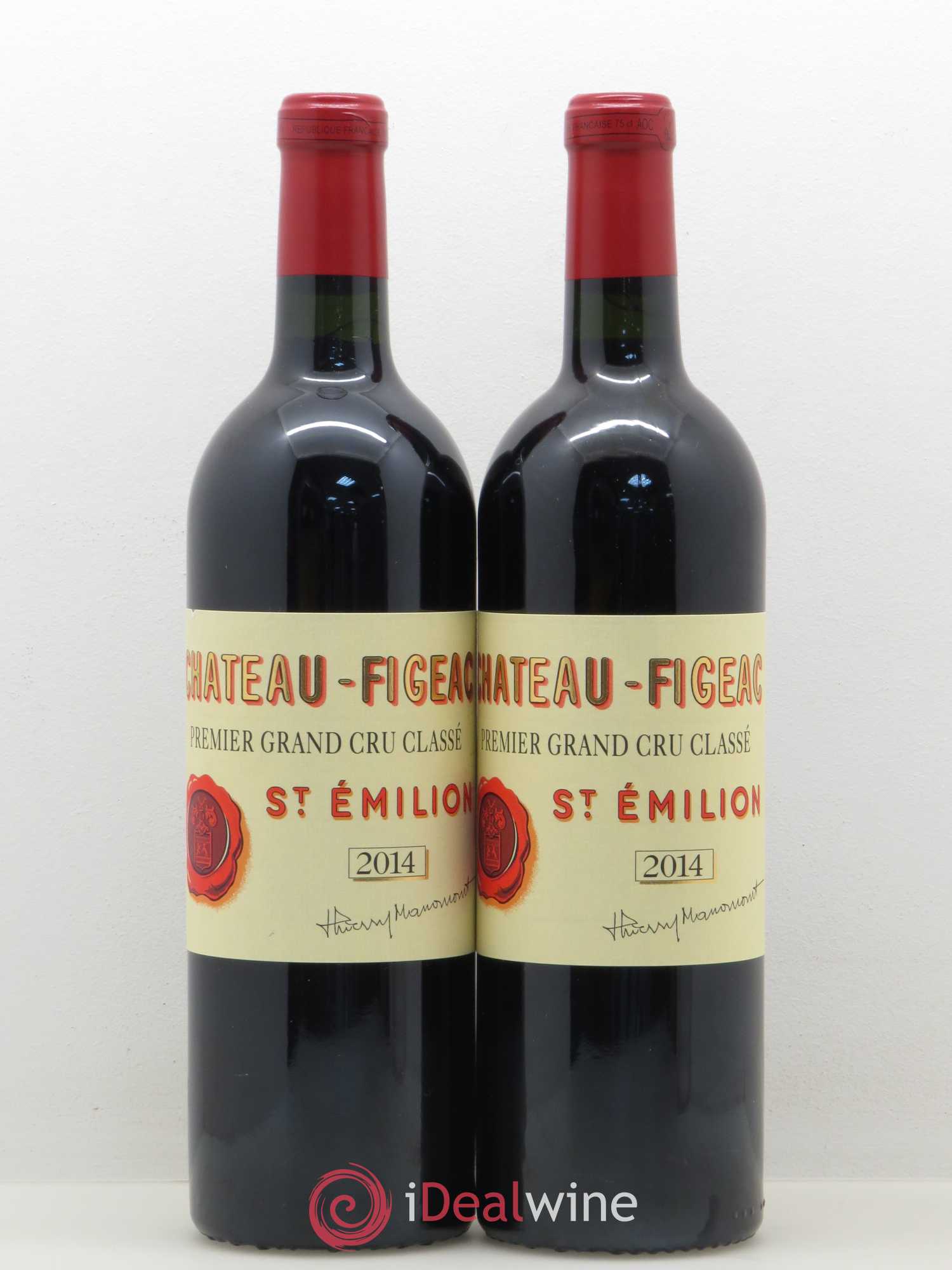 Château Figeac 1er Grand Cru Classé A 2014 - Lot de 2 bouteilles - 0