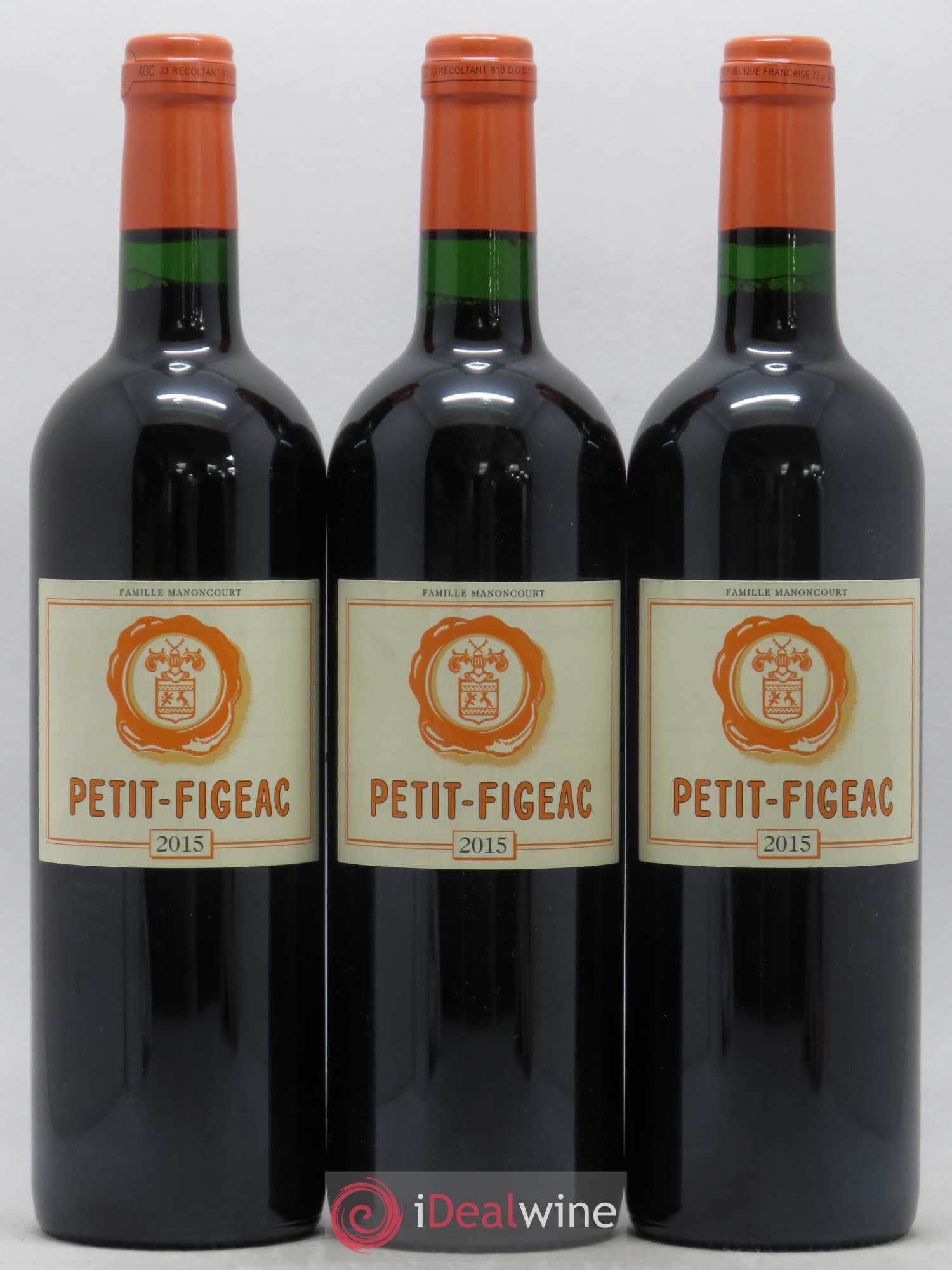 Petit Figeac 2015 - Lot de 3 bouteilles - 0