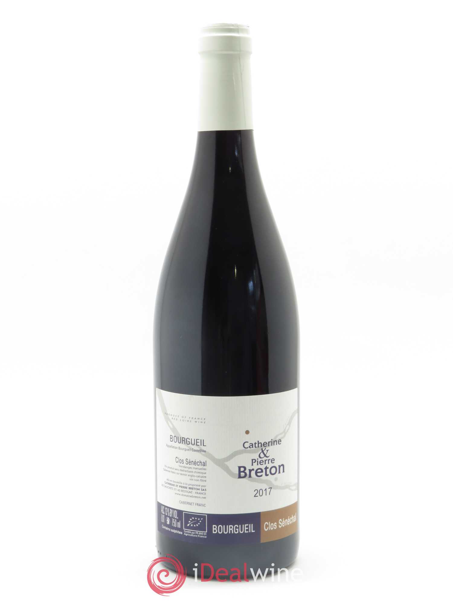 Bourgueil Clos Sénéchal Catherine et Pierre Breton 2017 - Lot de 1 bouteille - 0