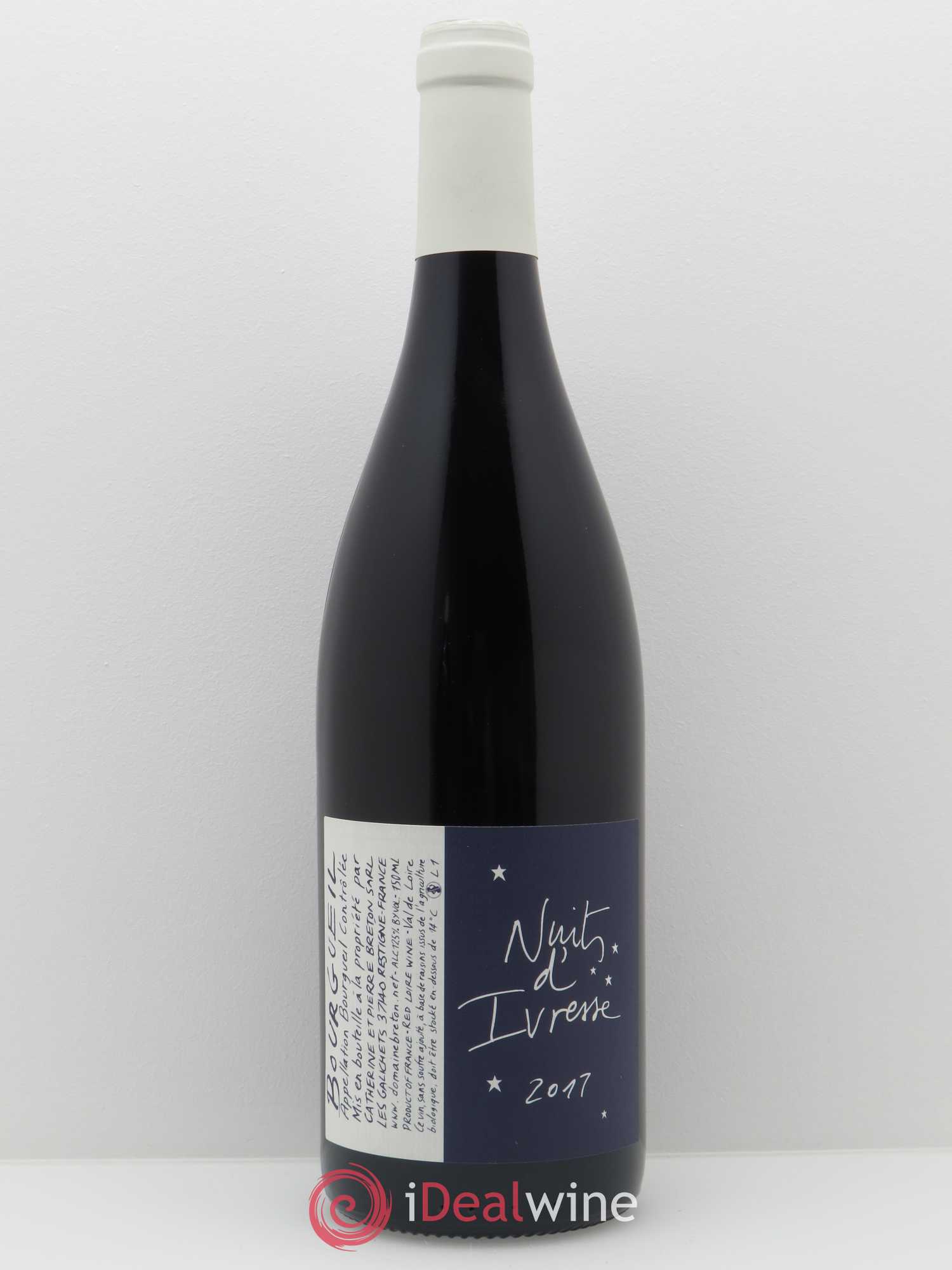 Bourgueil Nuits d'ivresse Catherine et Pierre Breton 2017 - Lot de 1 bouteille - 0