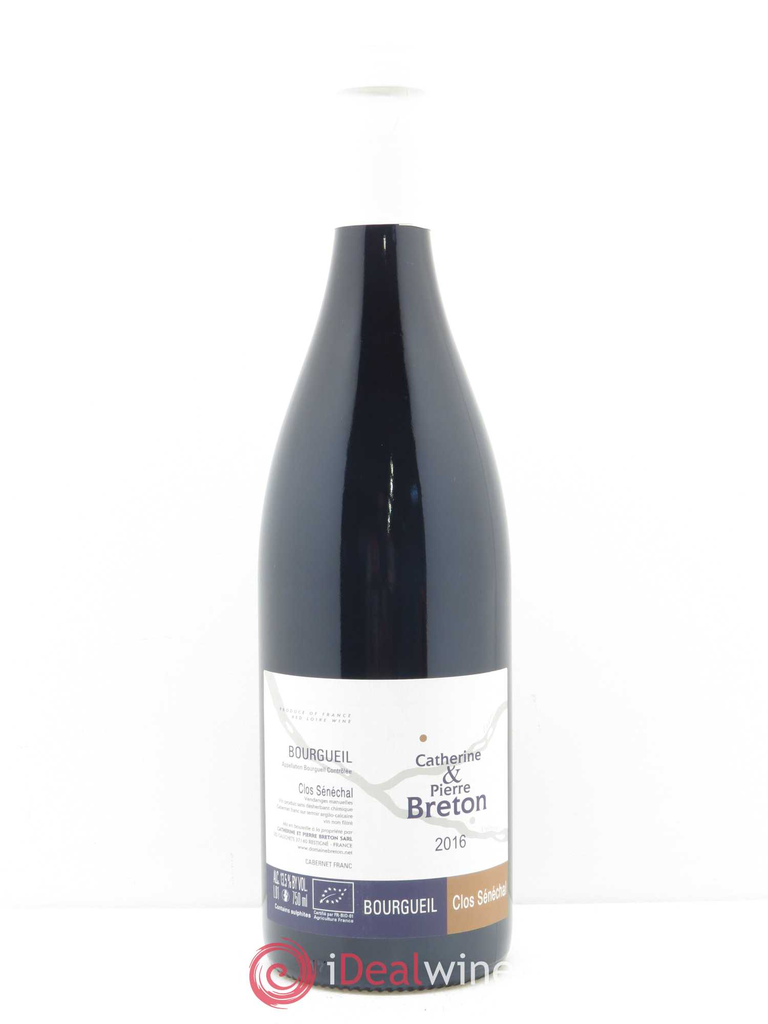 Bourgueil Clos Sénéchal Catherine et Pierre Breton 2016 - Lot de 1 bouteille - 0