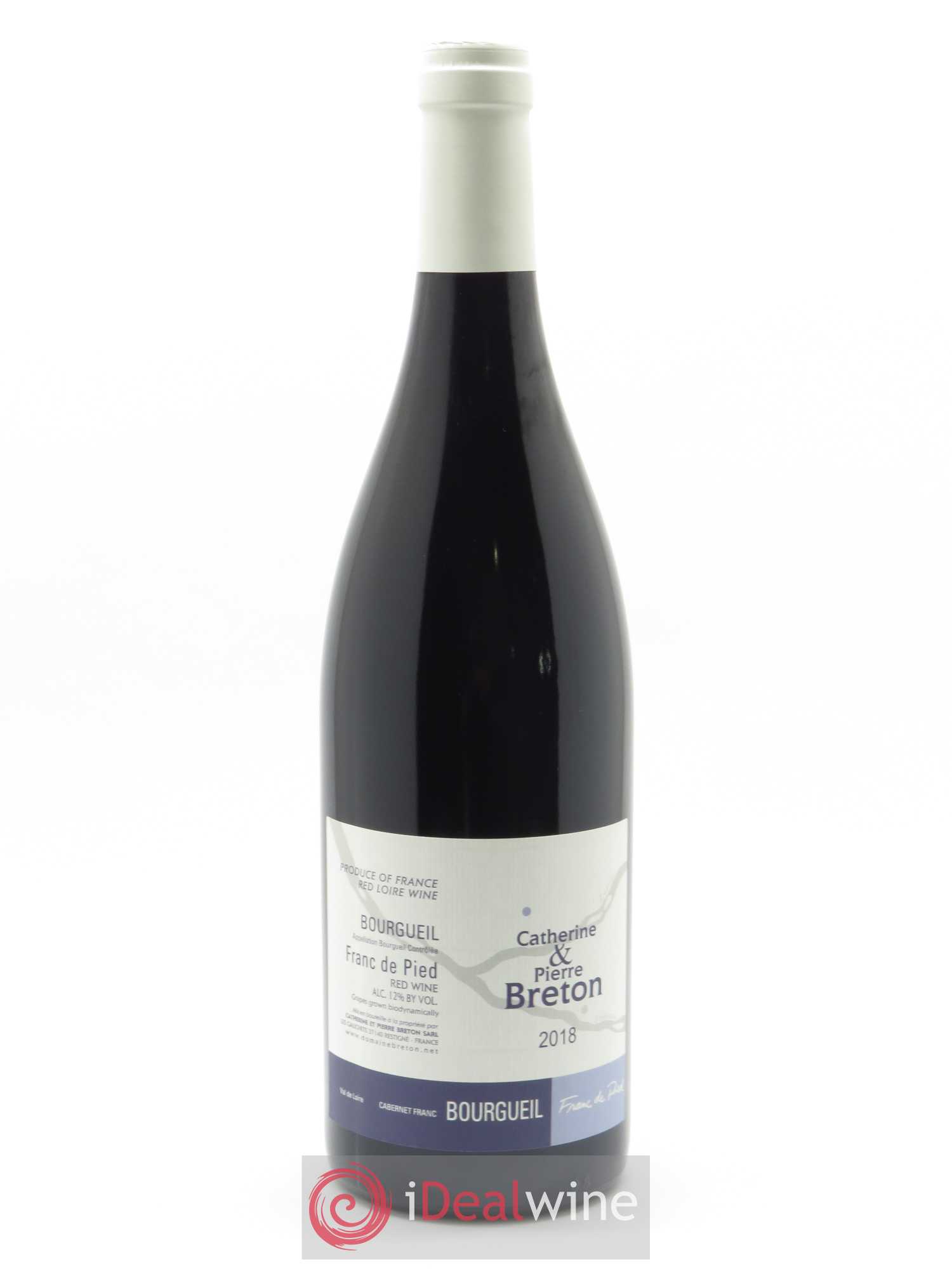 Bourgueil Franc de Pied Catherine et Pierre Breton 2018 - Lot de 1 bouteille - 0