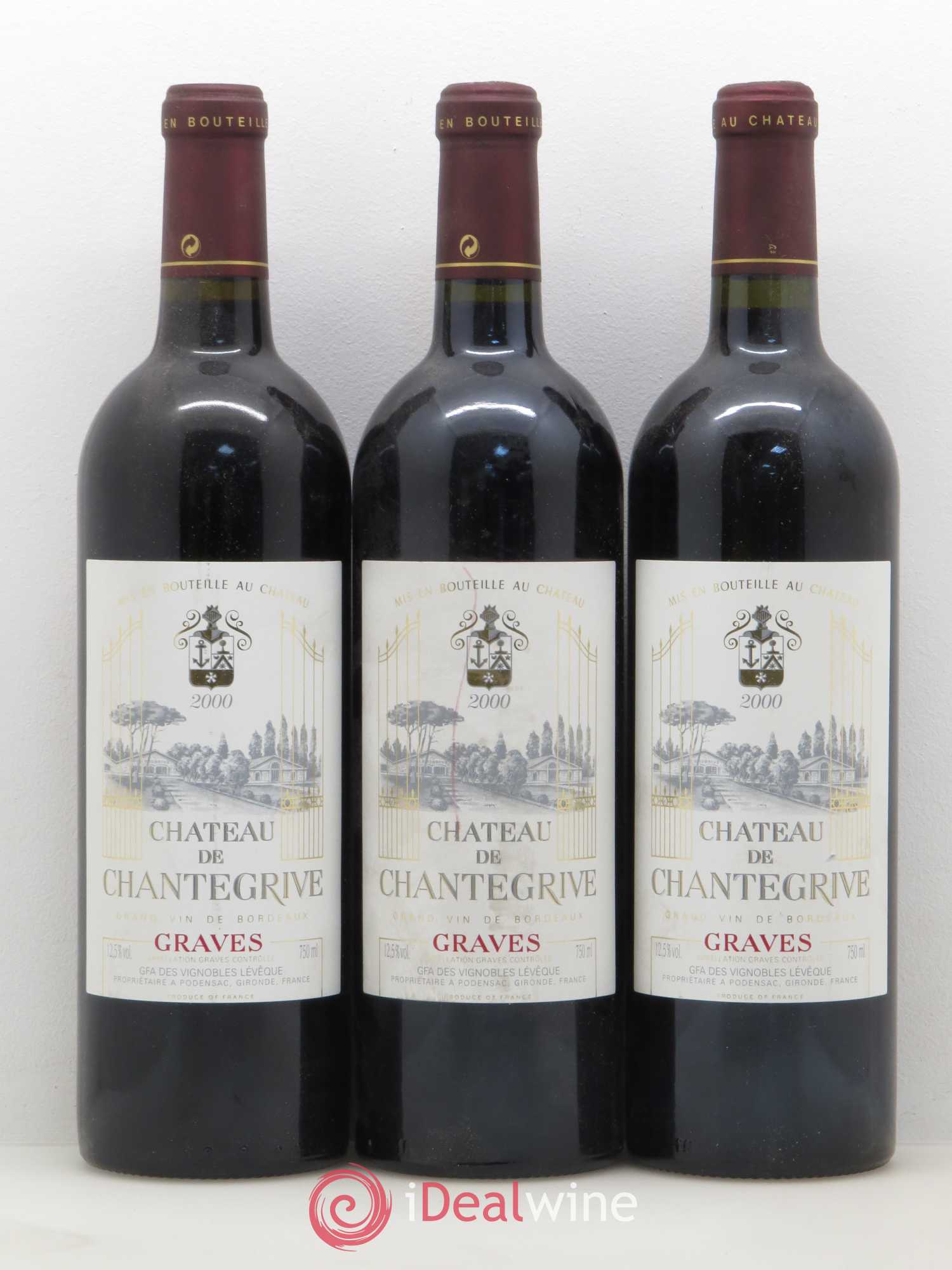 Château de Chantegrive 2000 - Lot de 12 bouteilles - 4