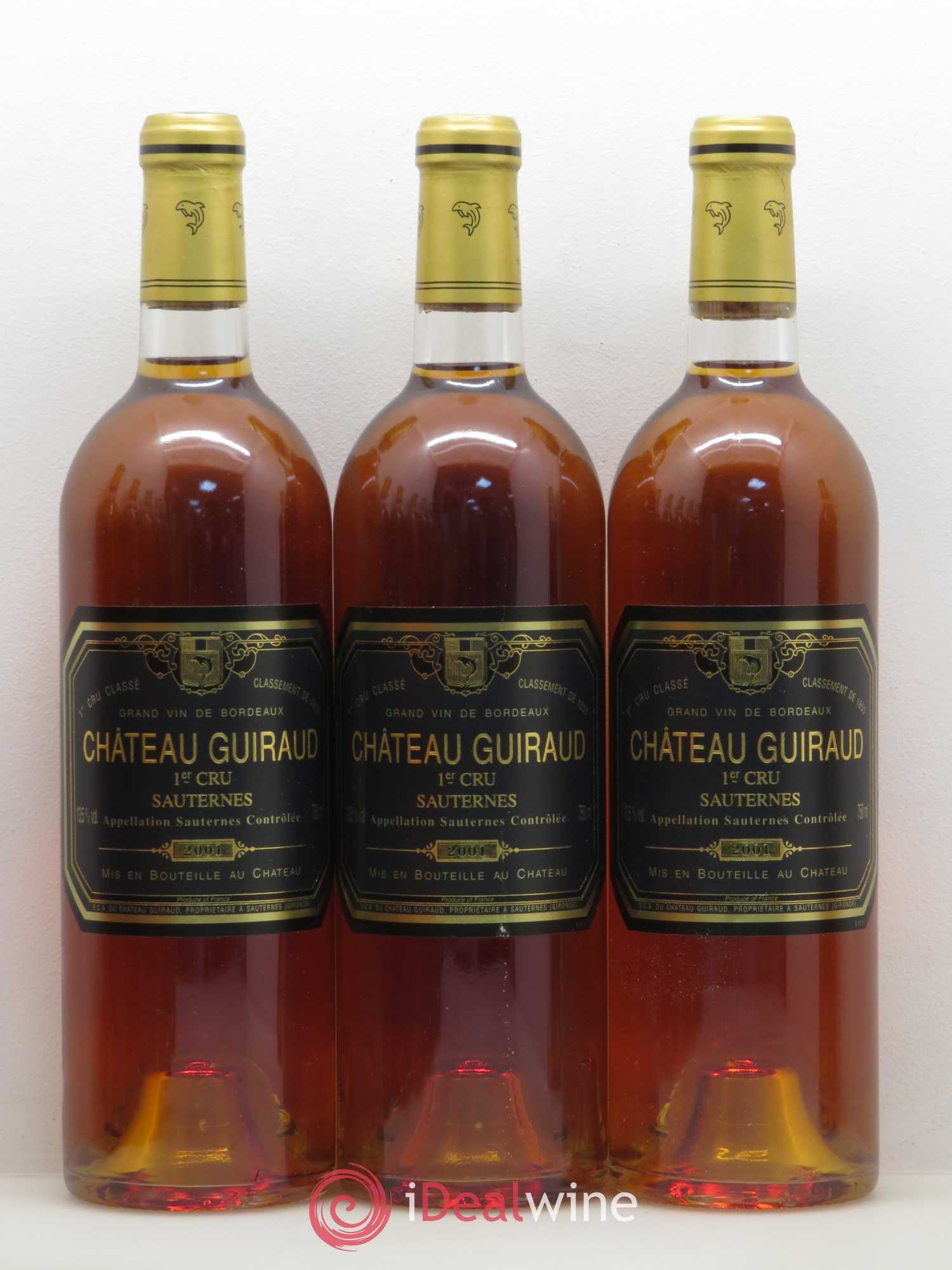 Château Guiraud 1er Grand Cru Classé 2001 - Lotto di 12 bottiglie - 2