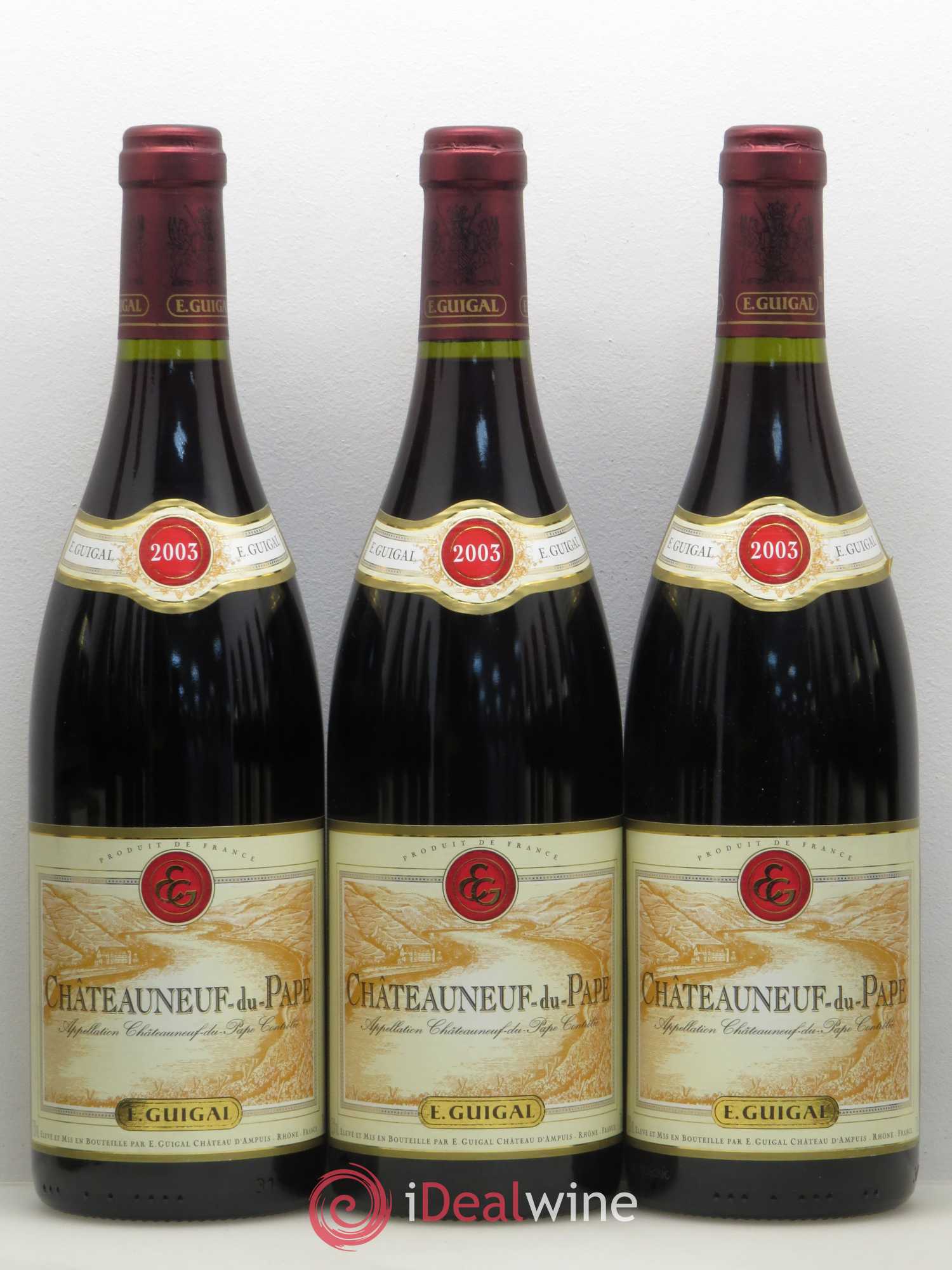 Châteauneuf-du-Pape Guigal 2003 - Lot de 12 bouteilles - 1