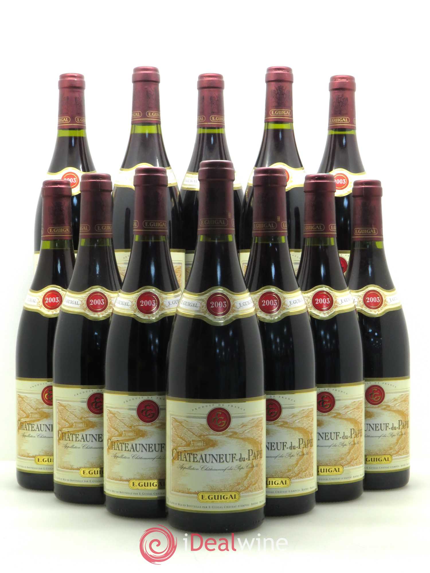 Châteauneuf-du-Pape Guigal 2003 - Lot de 12 bouteilles - 0