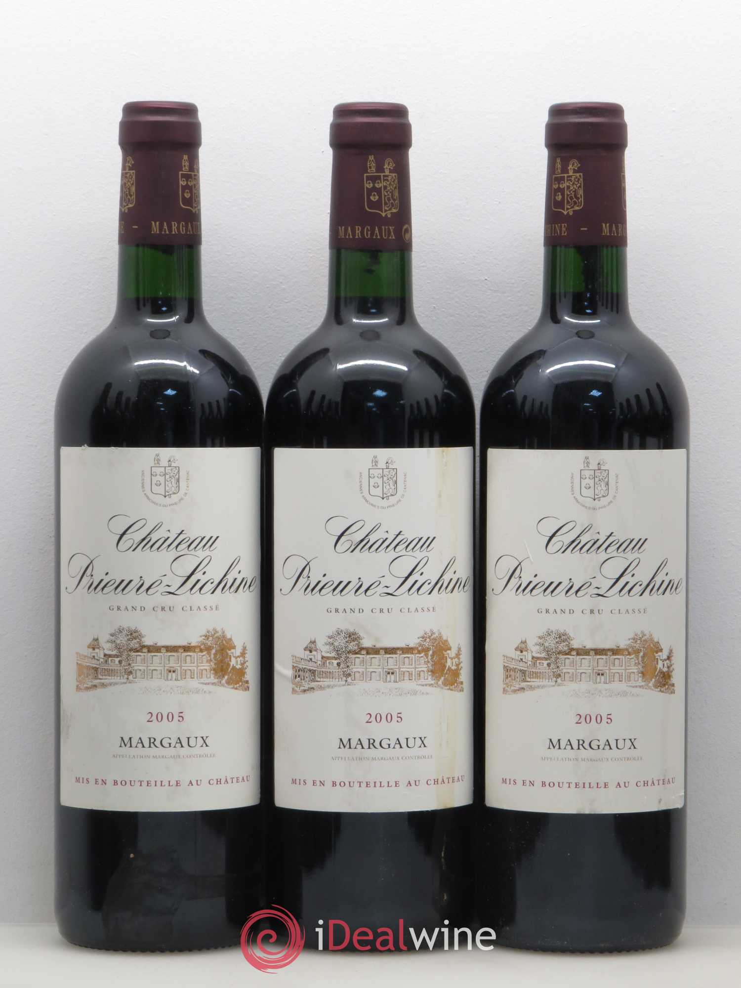 Château Prieuré Lichine 4ème Grand Cru Classé 2005 - Lot de 12 bouteilles - 1