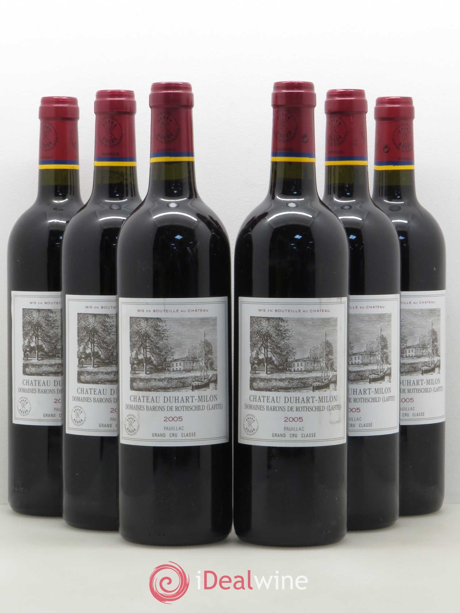 Château Duhart-Milon 4ème Grand Cru Classé 2005 - Lot de 6 bouteilles - 0