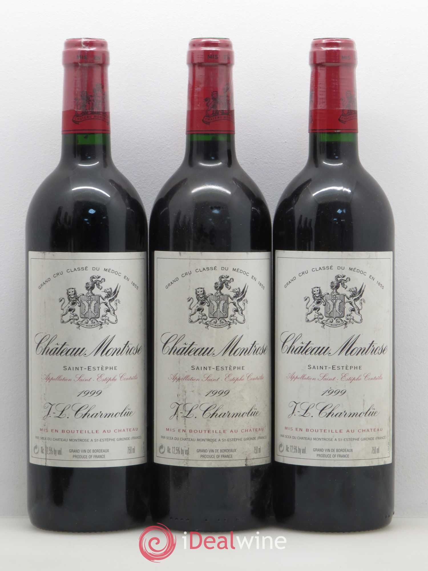 Château Montrose 2ème Grand Cru Classé 1999 - Lot de 6 bouteilles - 1