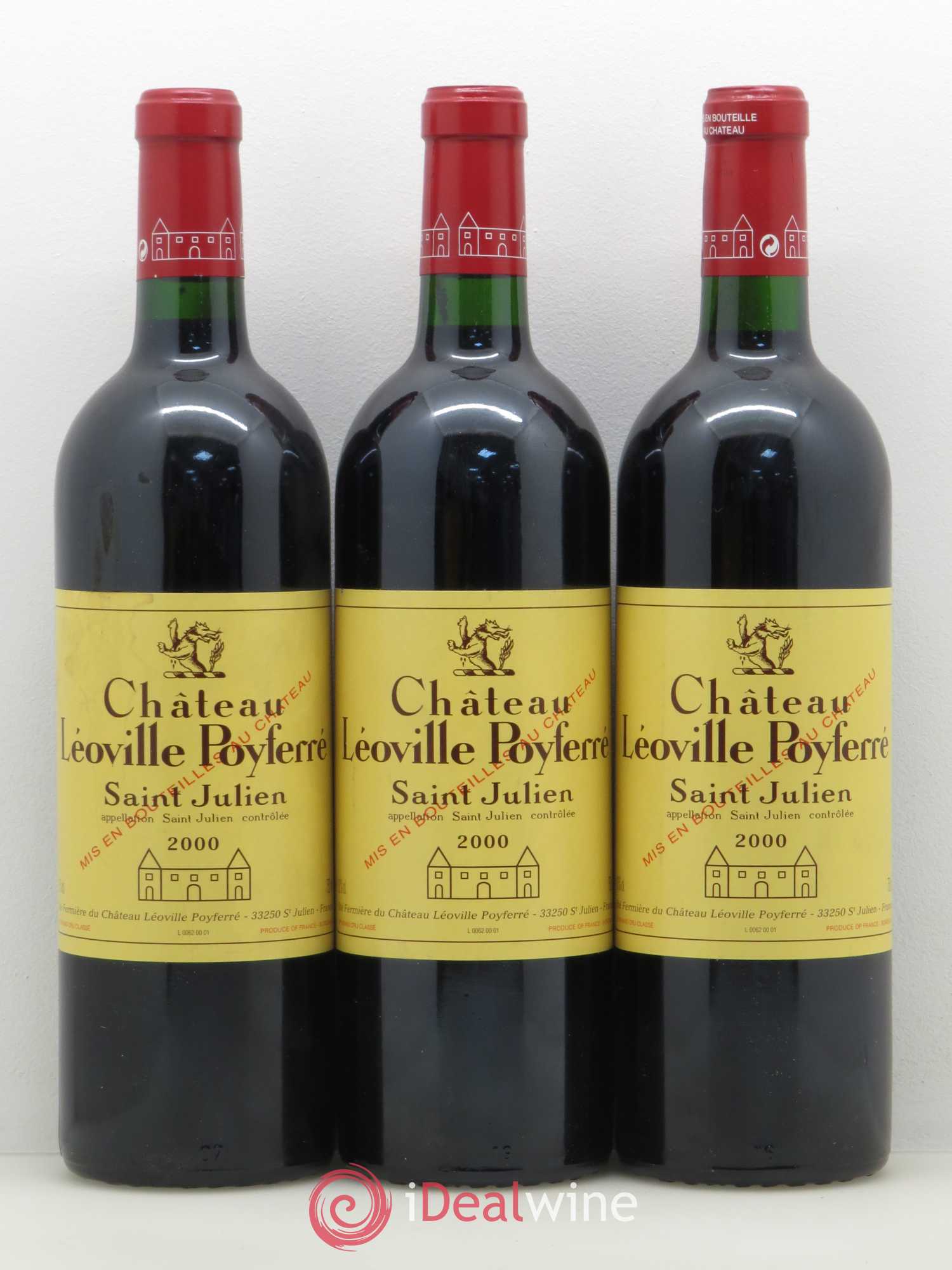 Château Léoville Poyferré 2ème Grand Cru Classé 2000 - Lot de 12 bouteilles - 3