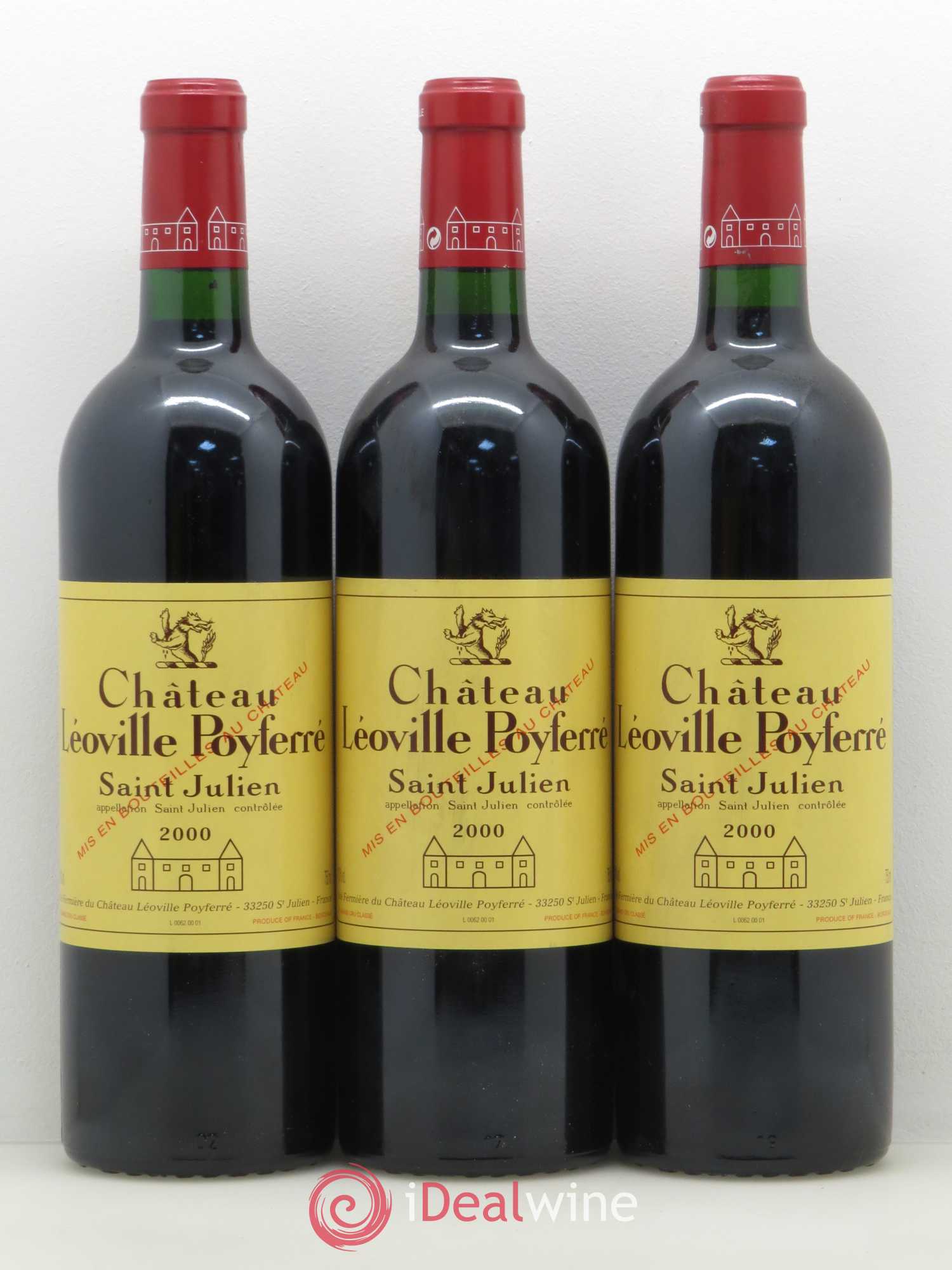 Château Léoville Poyferré 2ème Grand Cru Classé 2000 - Lot de 12 bouteilles - 4