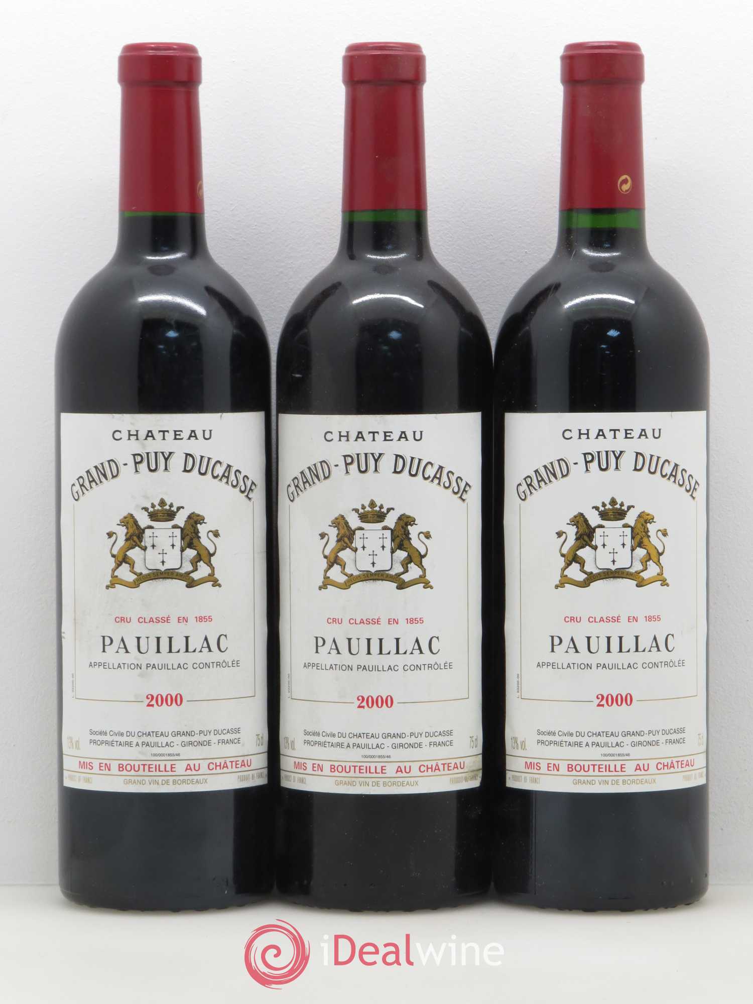 Château Grand Puy Ducasse 5ème Grand Cru Classé 2000 - Lot de 6 bouteilles - 2