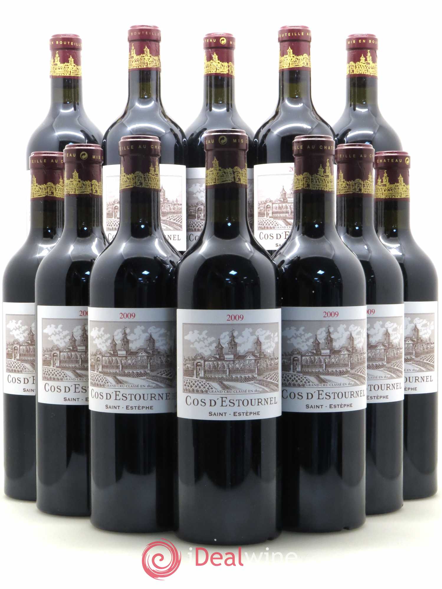 Cos d'Estournel 2ème Grand Cru Classé 2009 - Lot de 12 bouteilles - 0