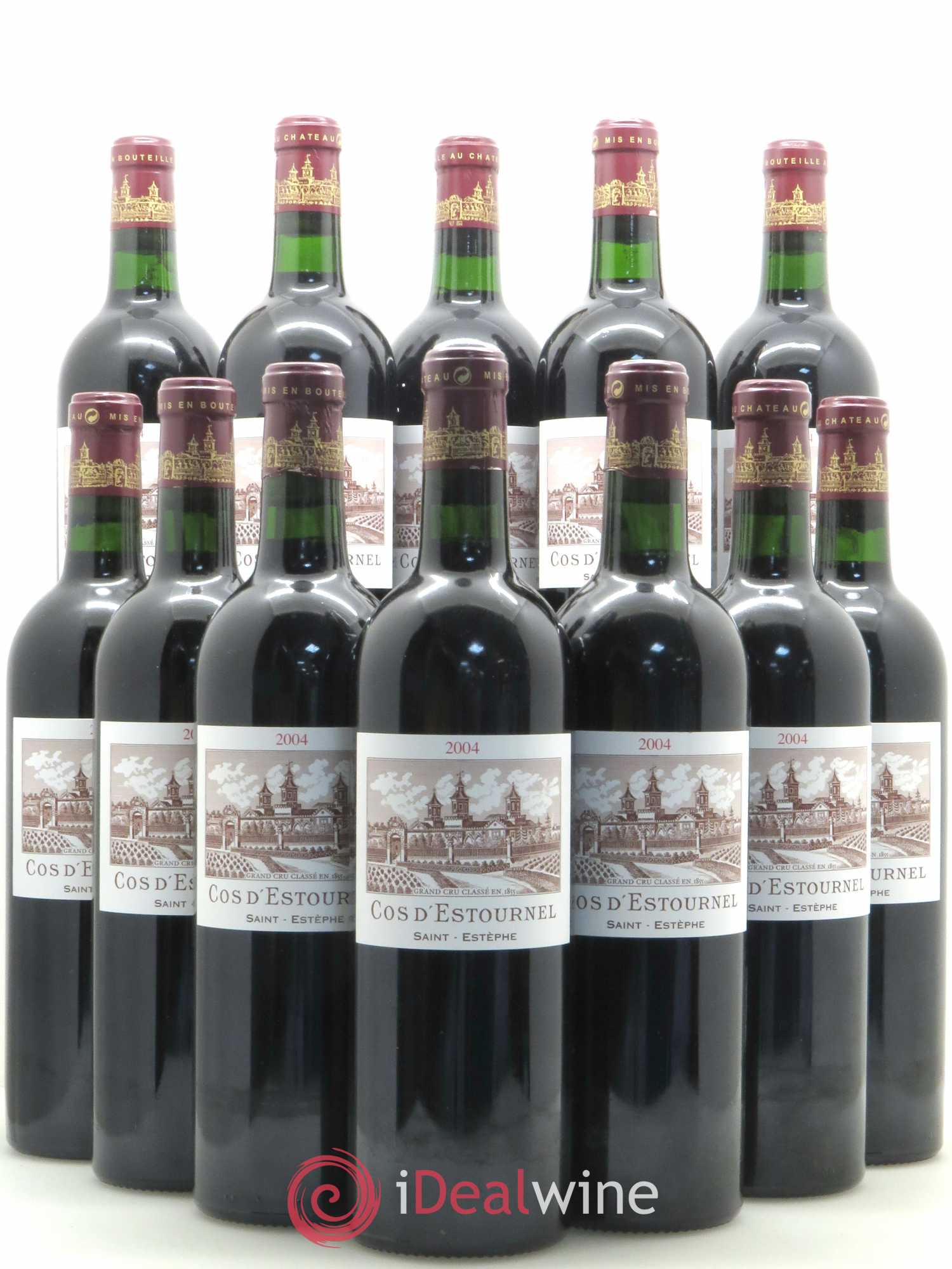 Cos d'Estournel 2ème Grand Cru Classé 2004 - Lot de 12 bouteilles - 0