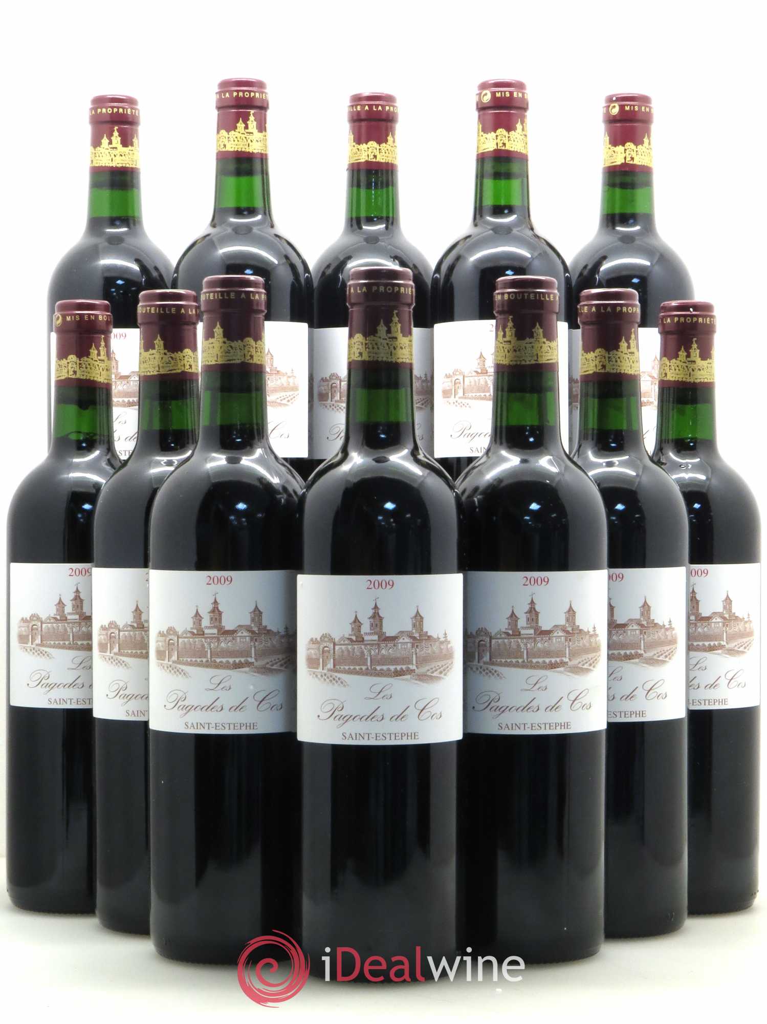 Les Pagodes de Cos Second Vin 2009 - Lot de 12 bouteilles - 0